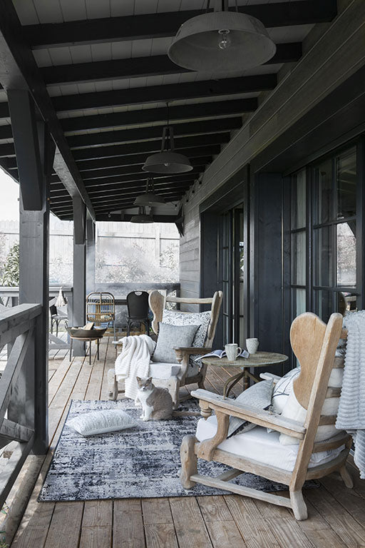 Outdoor tapijt Catania Noir 60 X 110