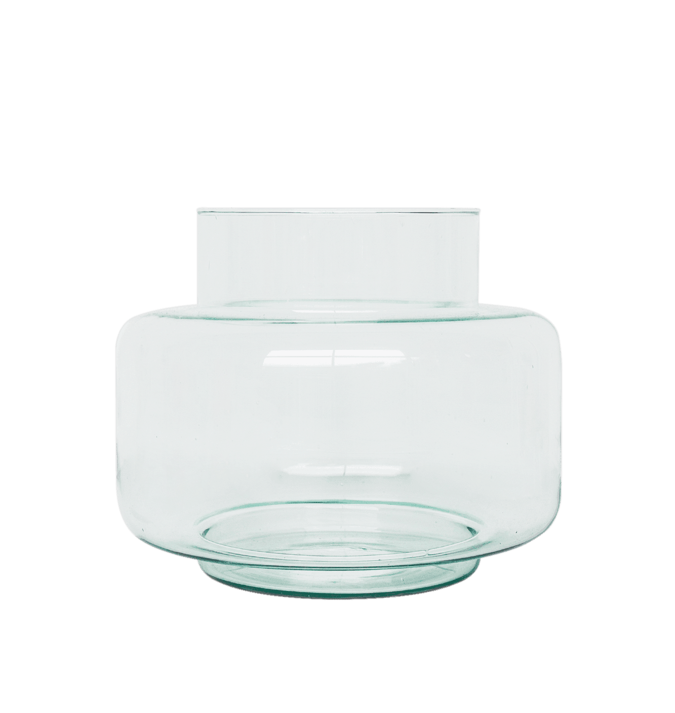 Urban Nature Culture | Vaas gerecycled glas transparant
