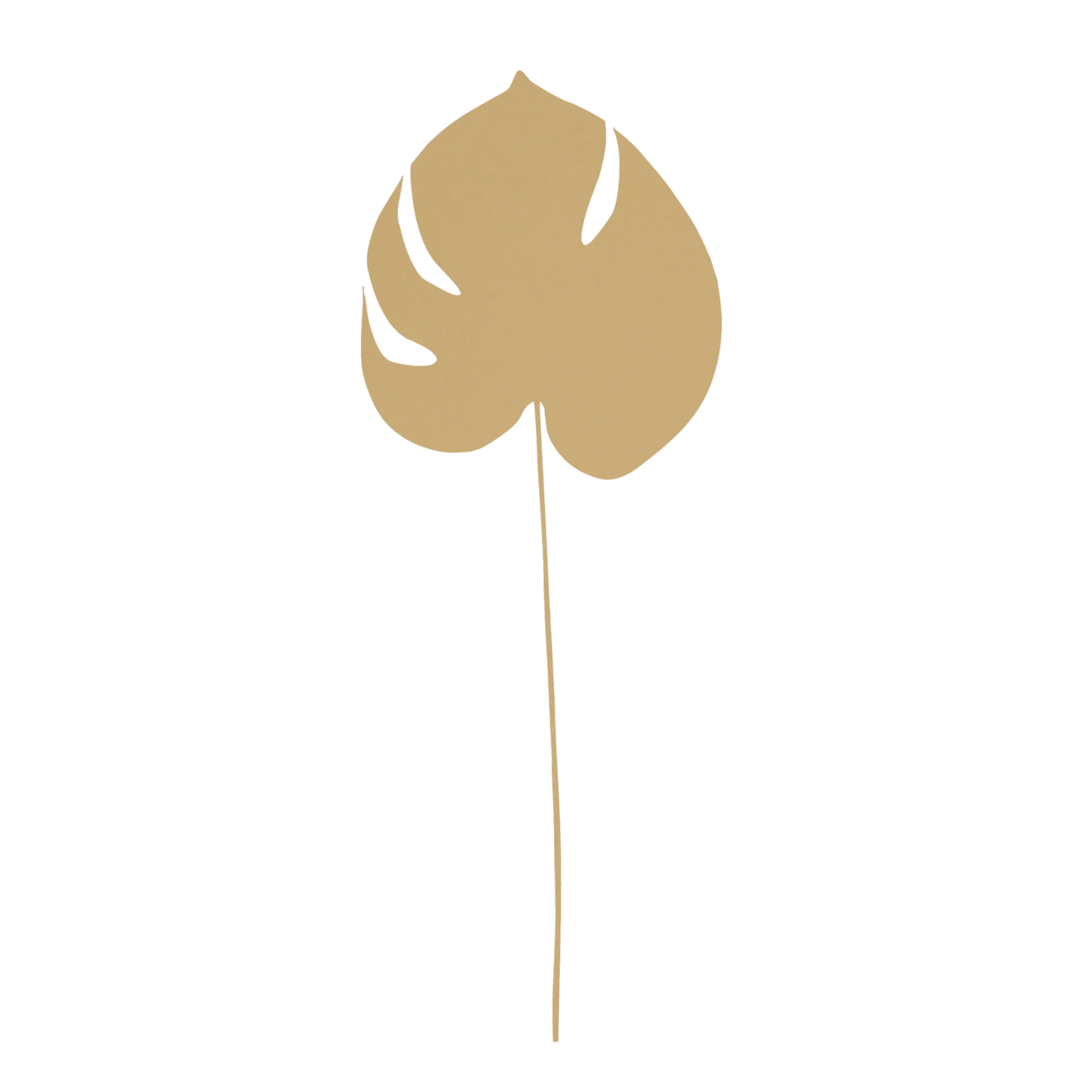 Decoratieve tak Monstera Almond Buff