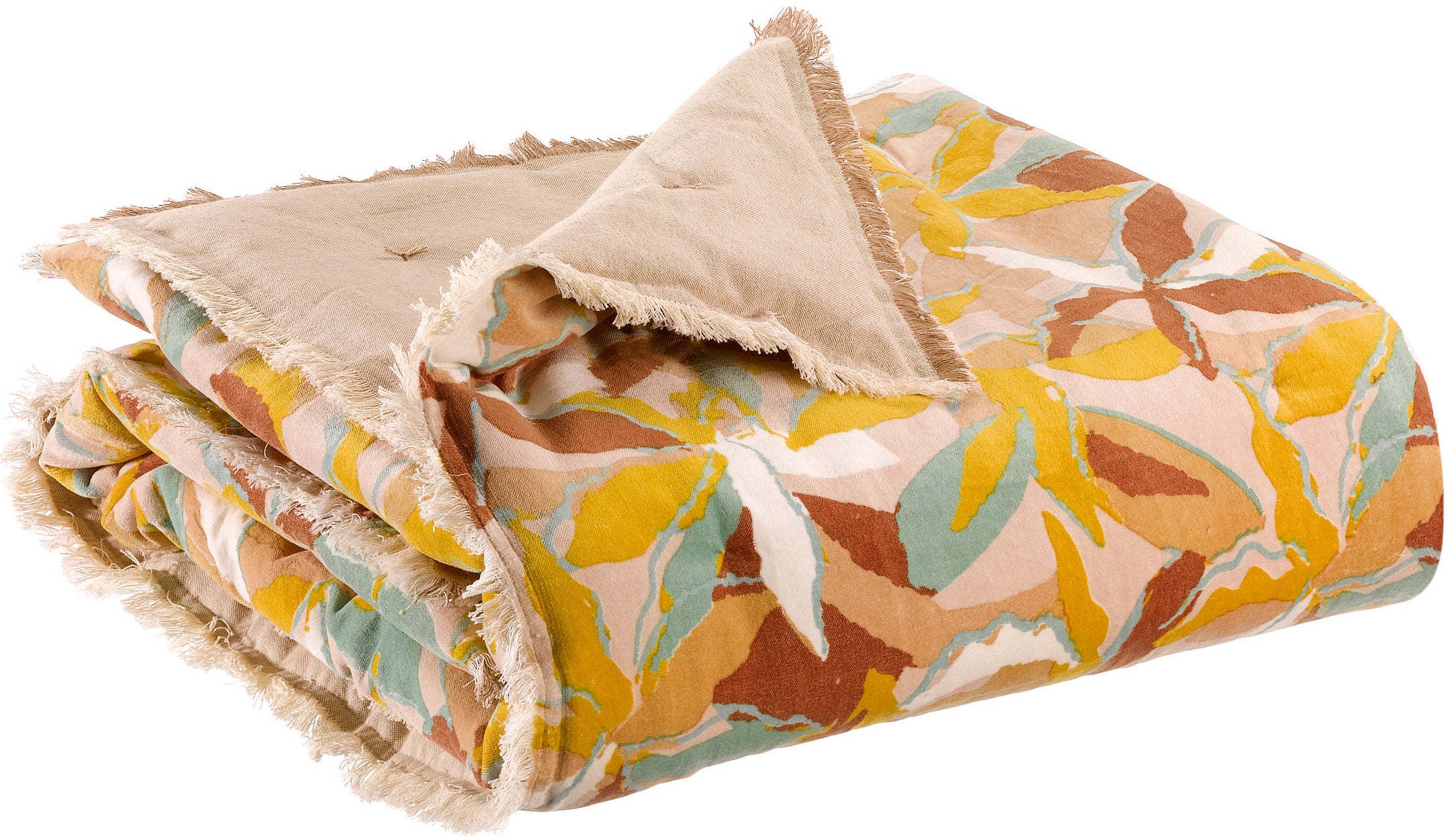 Gedrukt plaid Alina Dragée 135 X 200