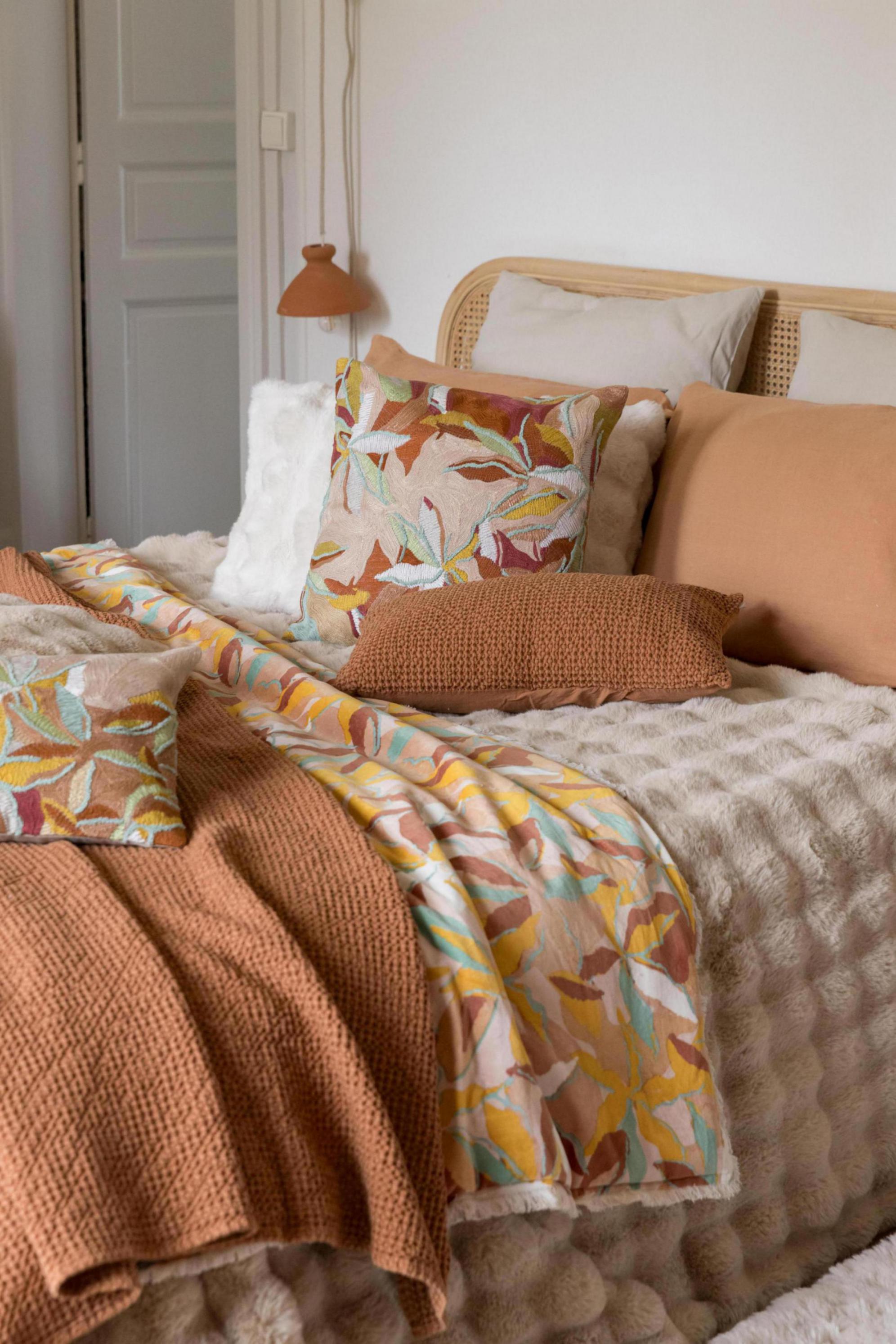 Gedrukt plaid Alina Dragée 135 X 200