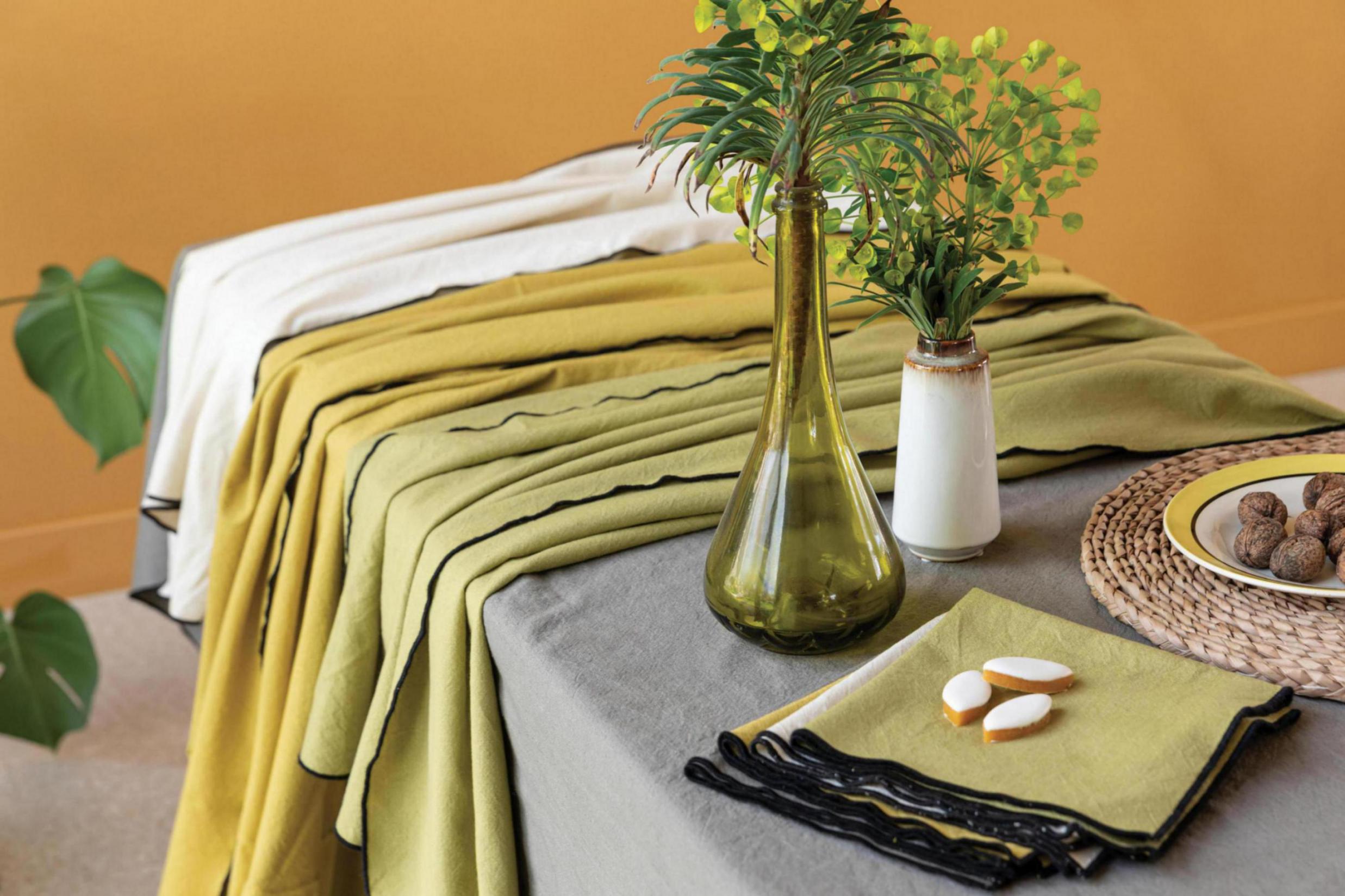 Gerecycleerd tafelkleed Grace Badiane 170 X 300