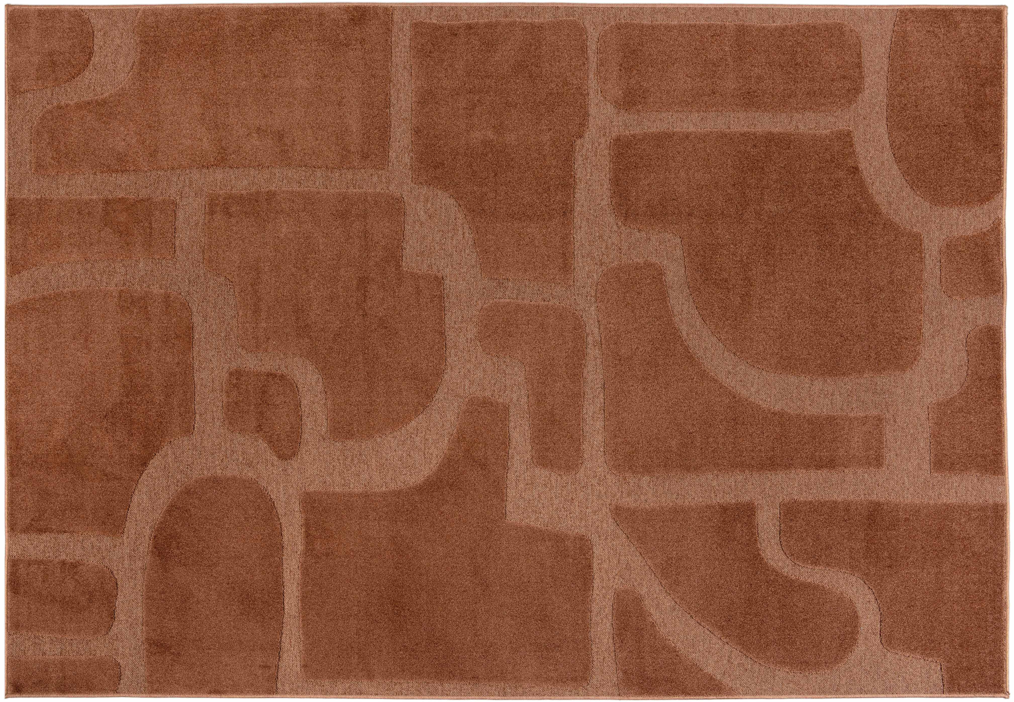 Gerecycled tapijt Marla Terracotta 160 X 230 X 1