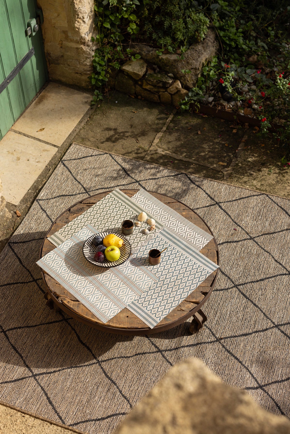 Outdoor tapijt Allan Naturel 120 X 170 X 1