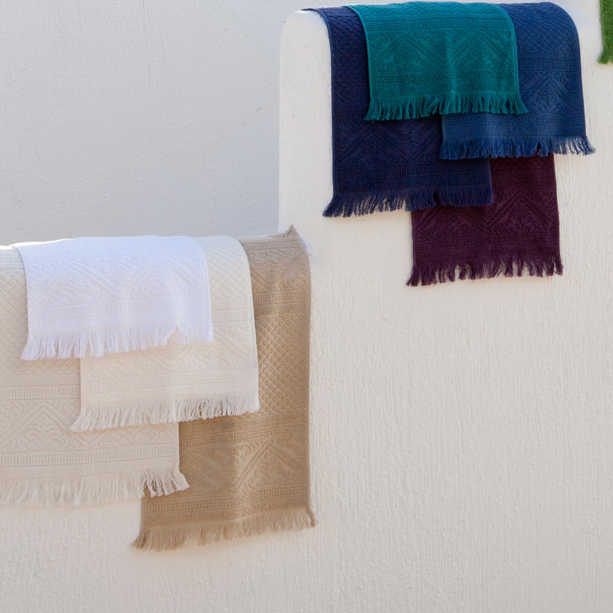 Zoé handdoek Craie 50 X 100