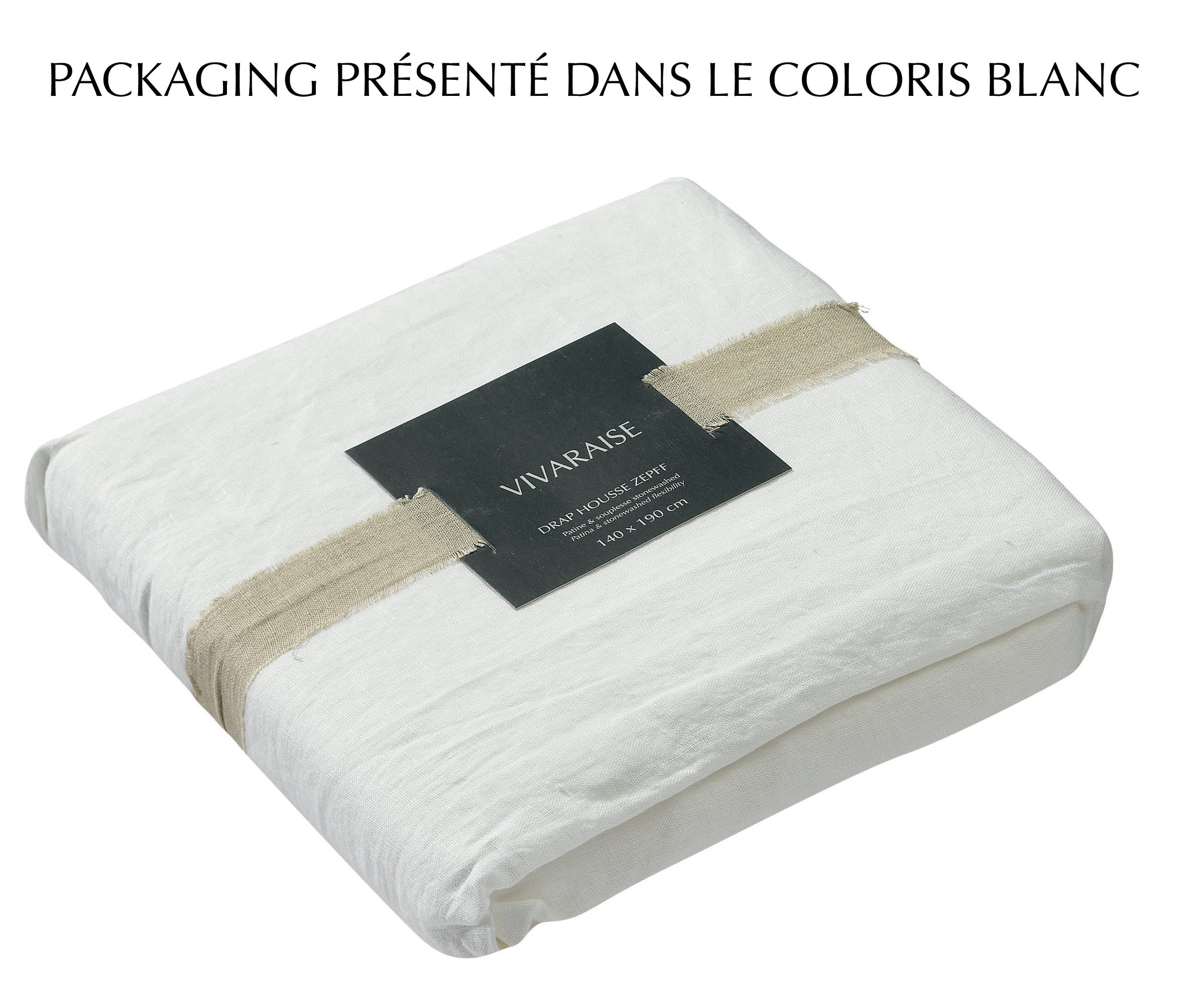 Hoeslaken Zeff Naturel 140 X 190 X 30