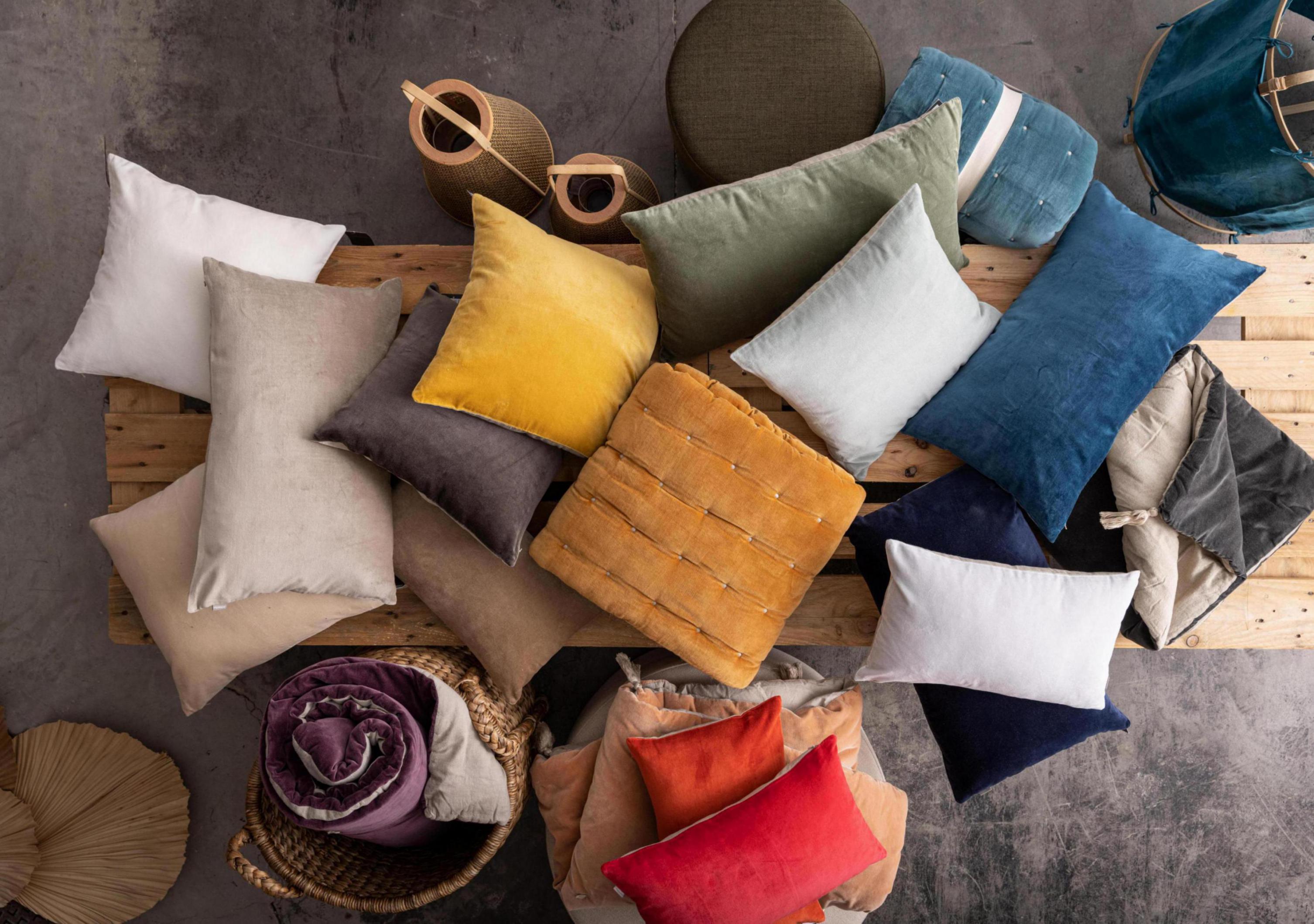 Effen kussen Elise Cacao 40 X 65