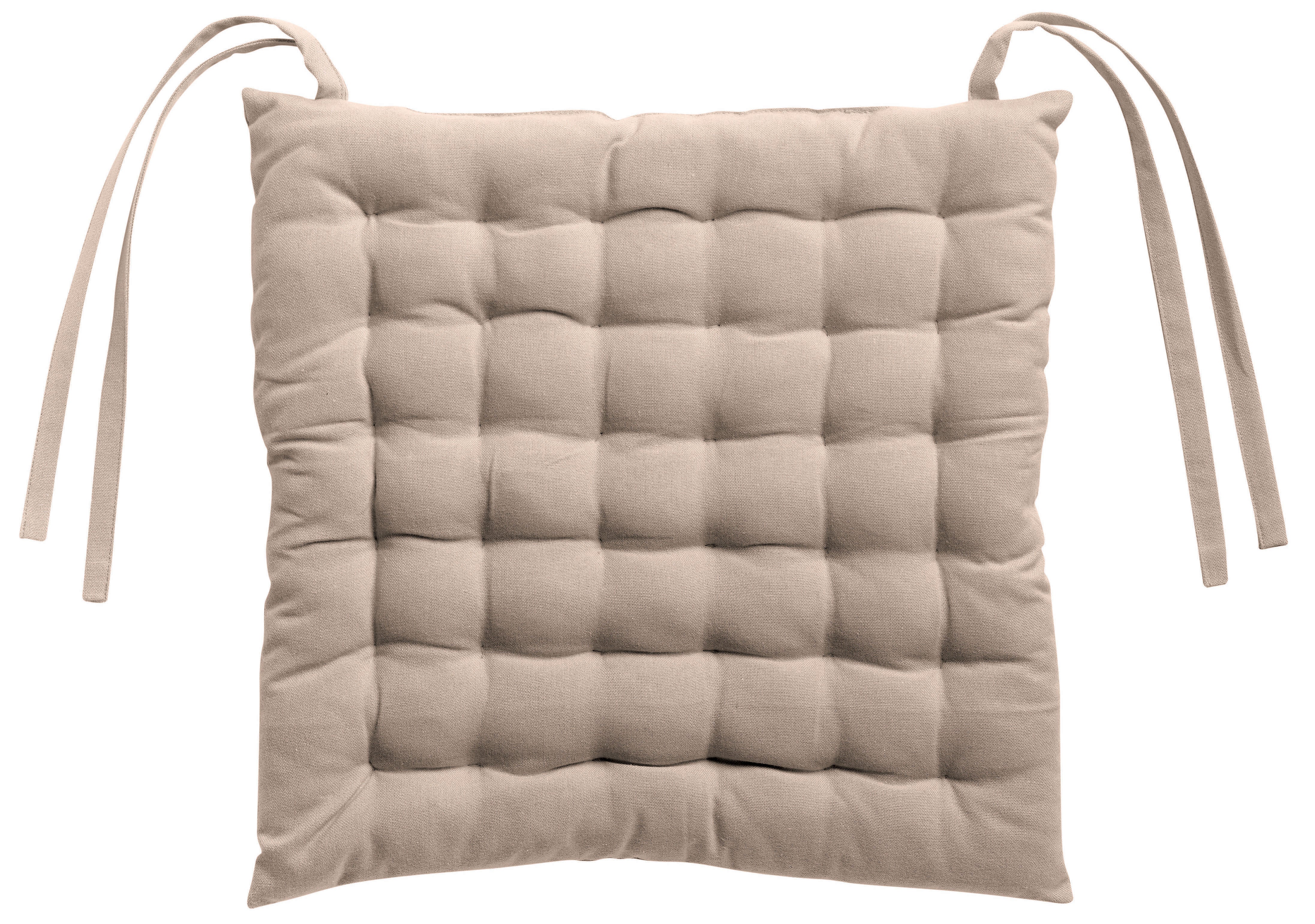 Gerecycleerd stoelkussen 36 punten Zea Naturel 38 X 38 X 3