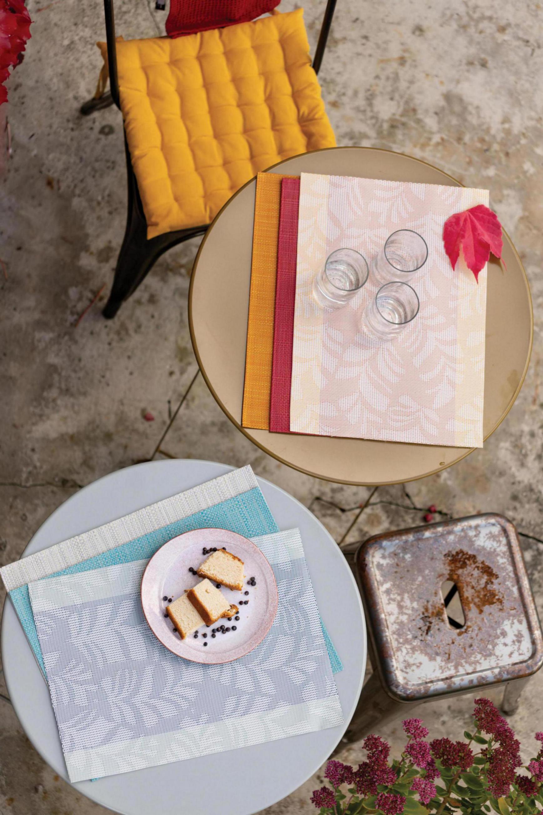 Hoja placemat set Ambre 33 X 45