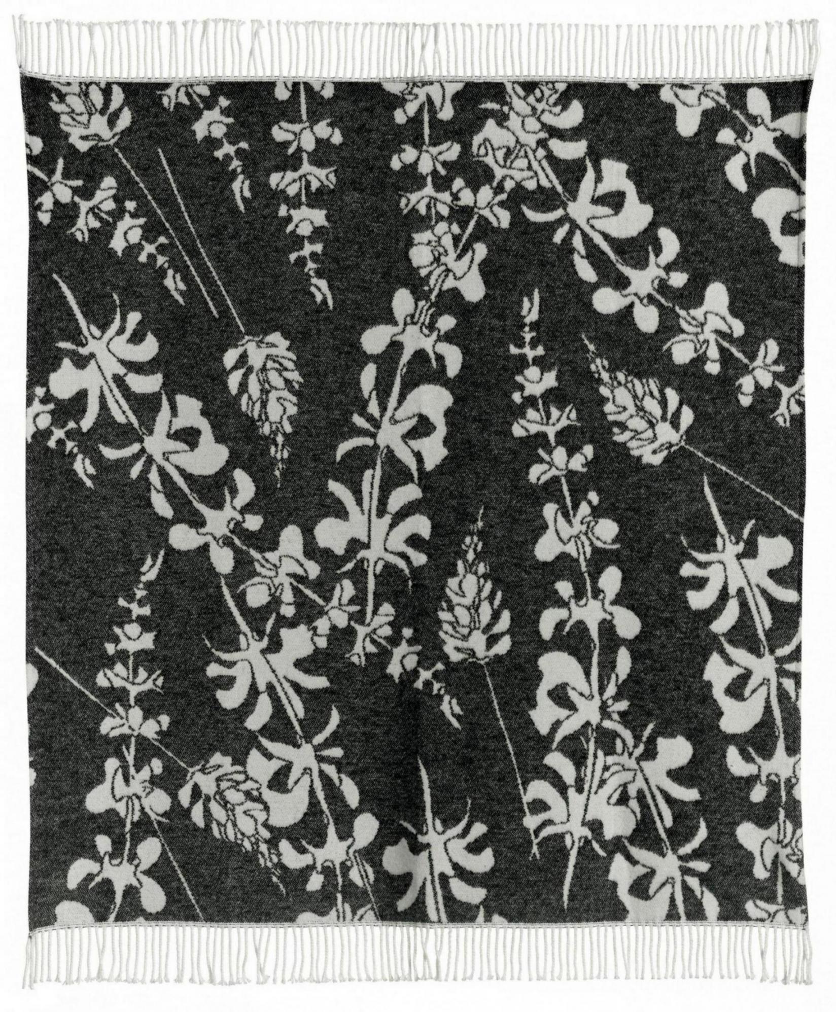 Gerecycleerde plaid Gini Carbone 127 X 160