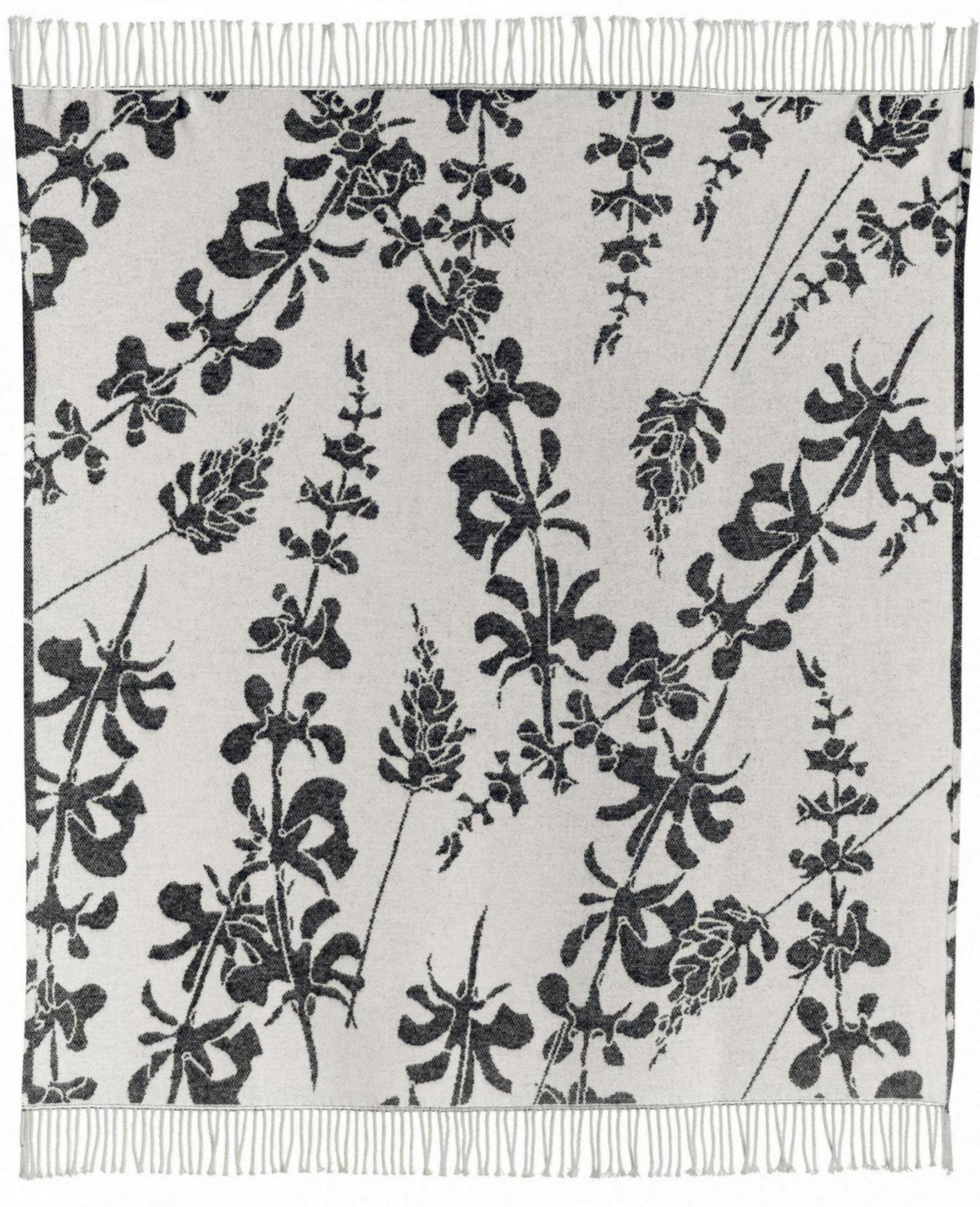 Gerecycleerde plaid Gini Carbone 127 X 160