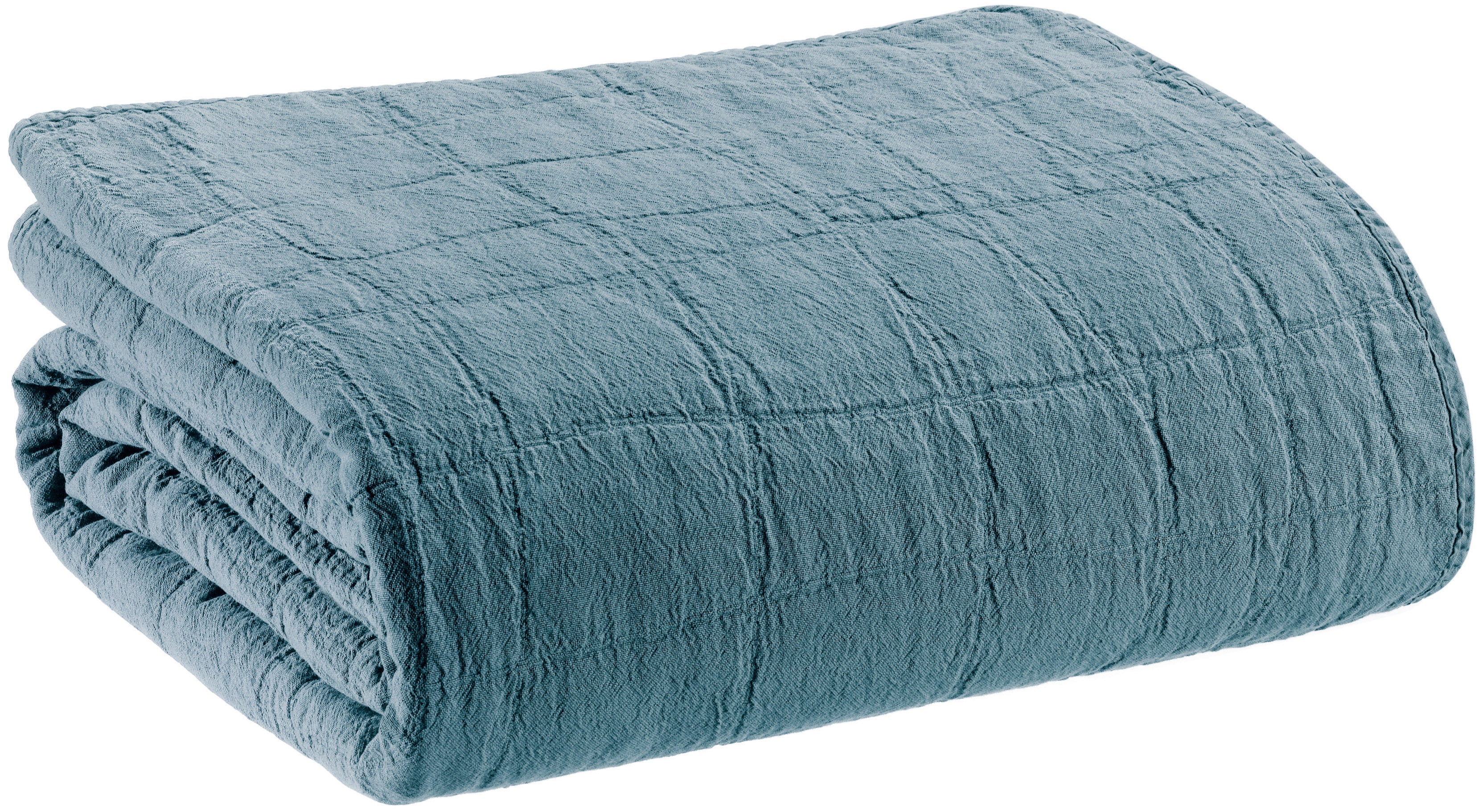 Gerecycleerde plaid Titou Acier 260 X 260