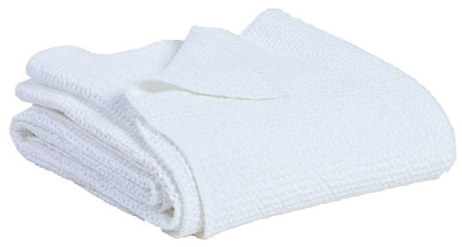 Gerecycleerd plaid Maia Blanc 140 X 200