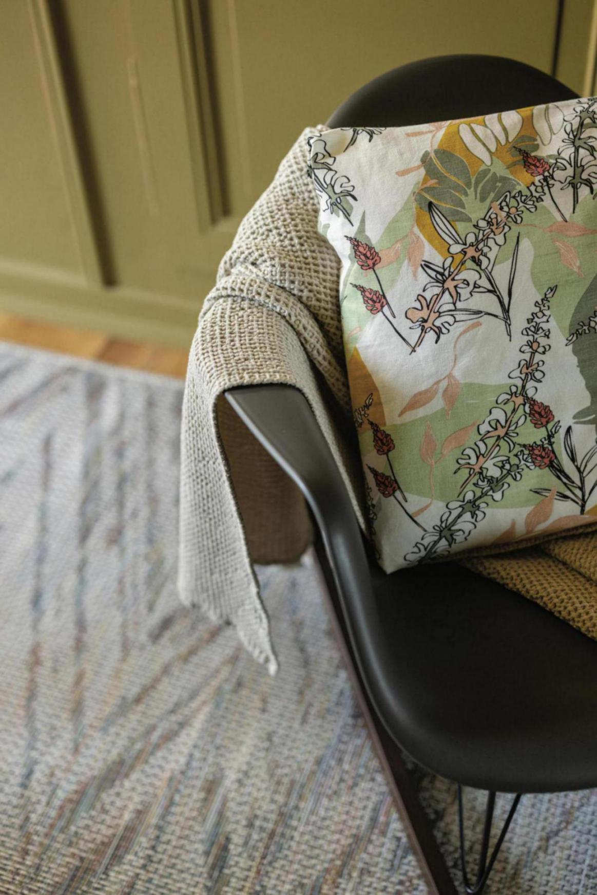 Gerecycleerd plaid Maia Lin 140 X 200