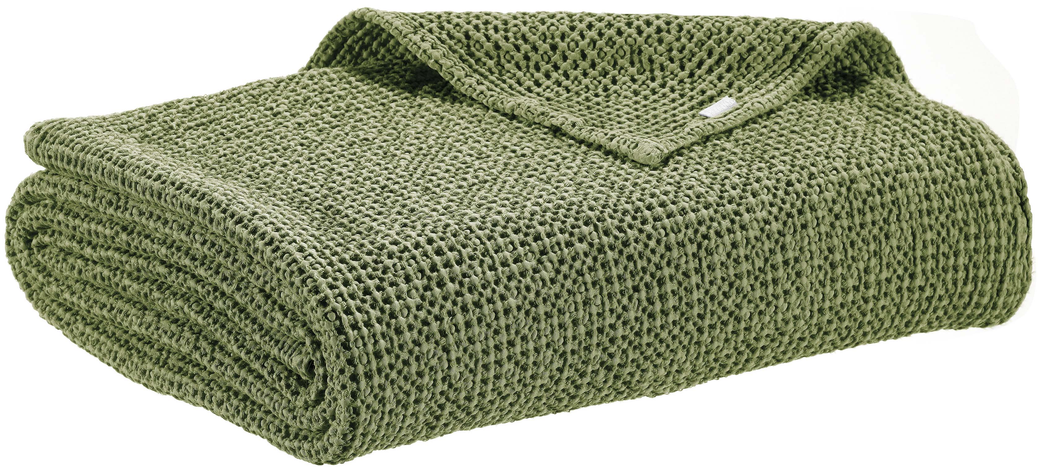 Gerecyclede plaid Maia Eucalyptus 240 X 260