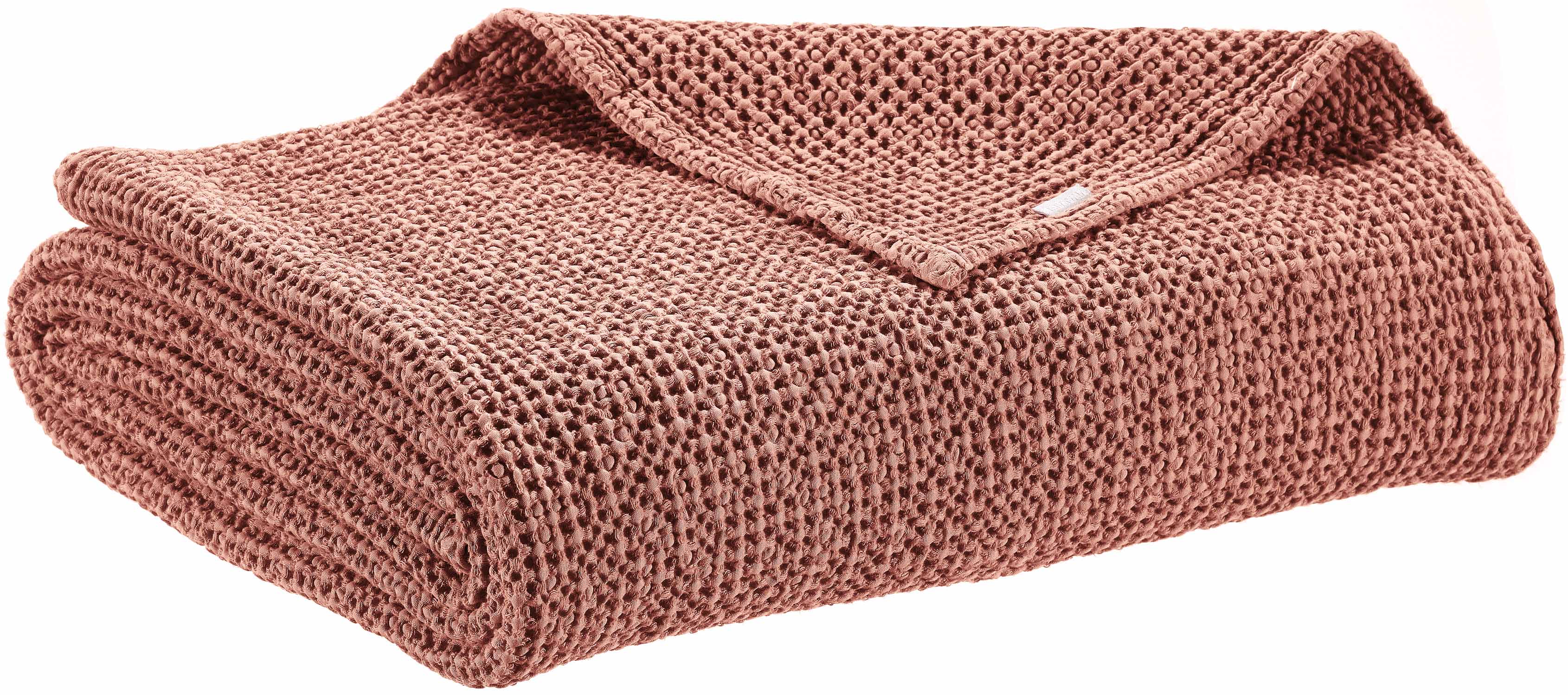 Gerecyclede plaid Maia Terracotta 240 X 260
