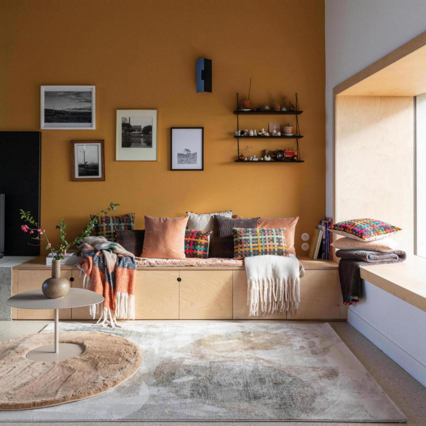 Geborduurd kussen Soline Ambre 30 X 50