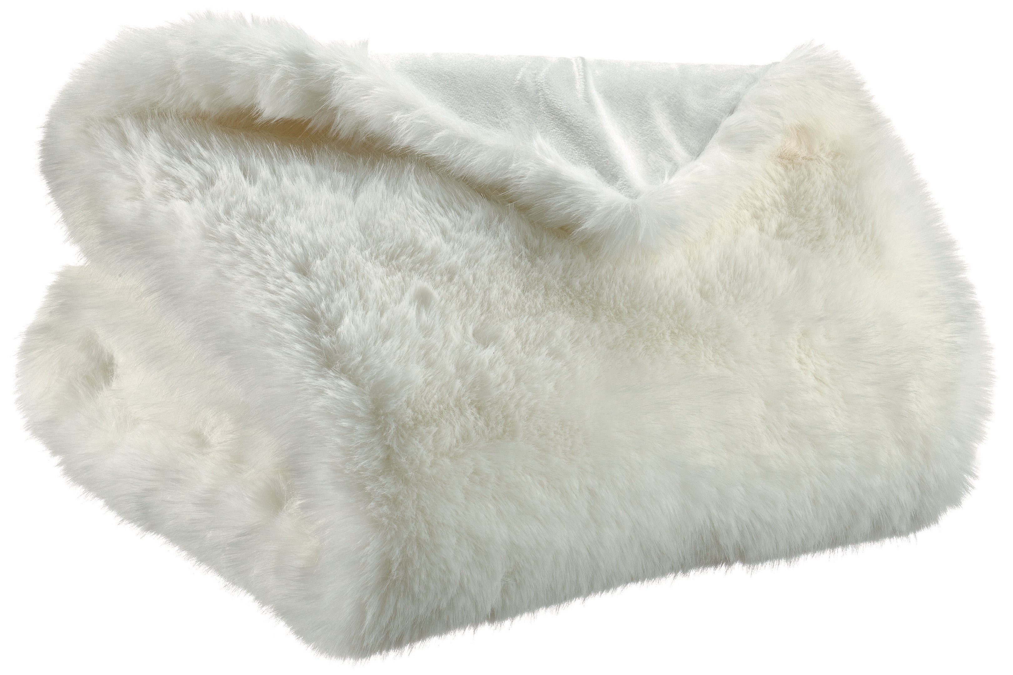 Gerecycleerd plaid Nolan Neige 130 X 170