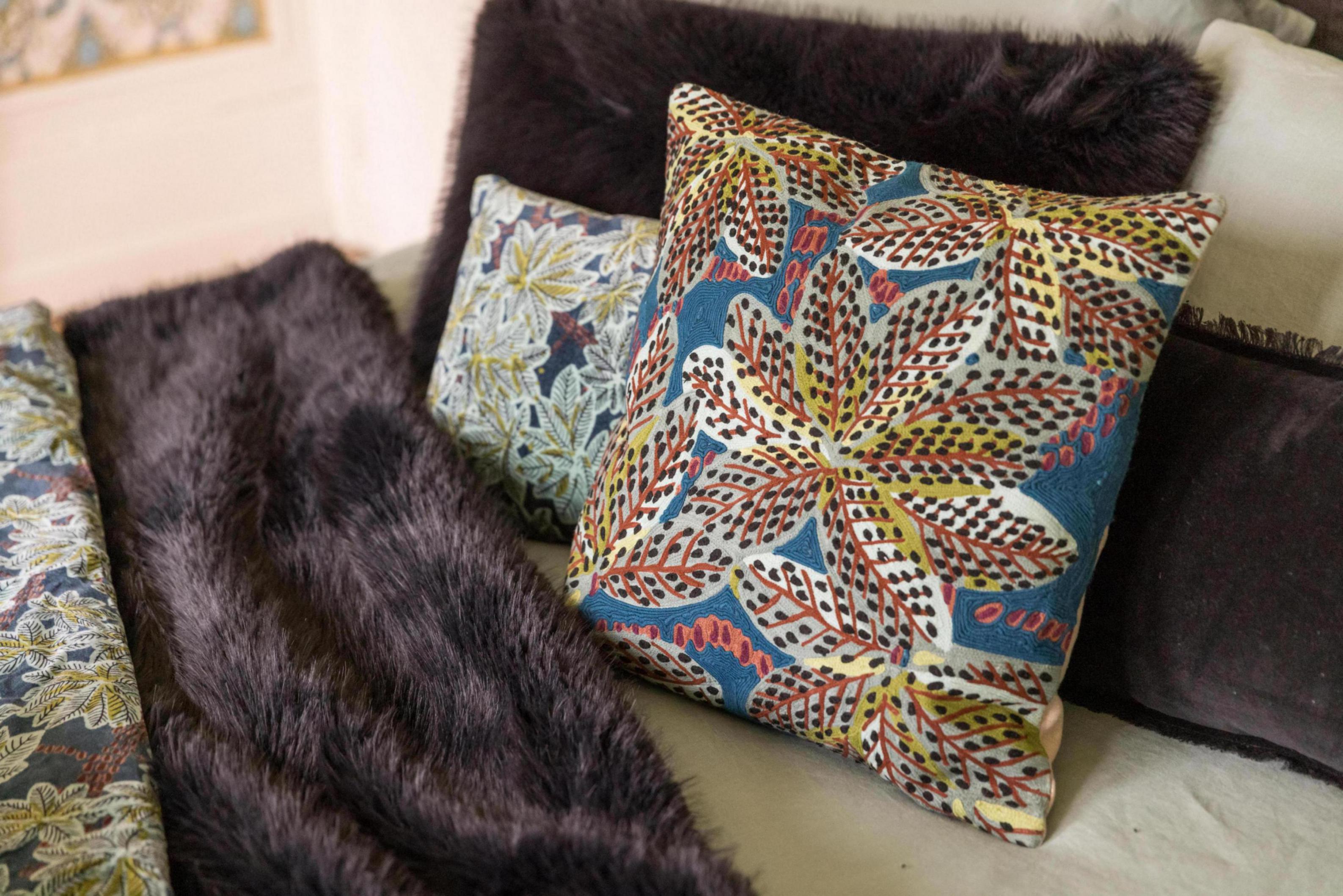 Gerecycleerd plaid Nolan Caviar 130 X 170