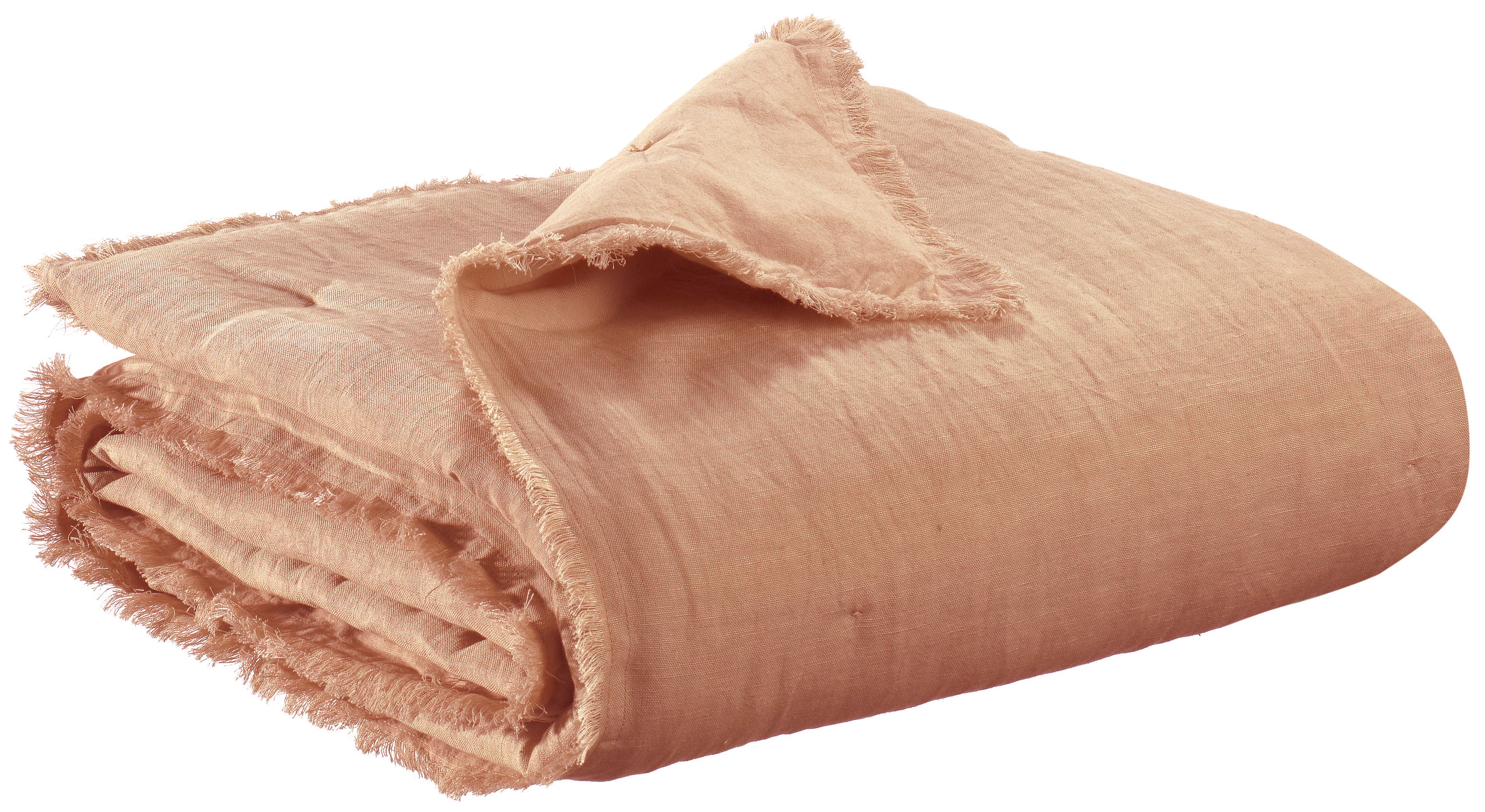 Effen plaid Laly Épice 135 X 200