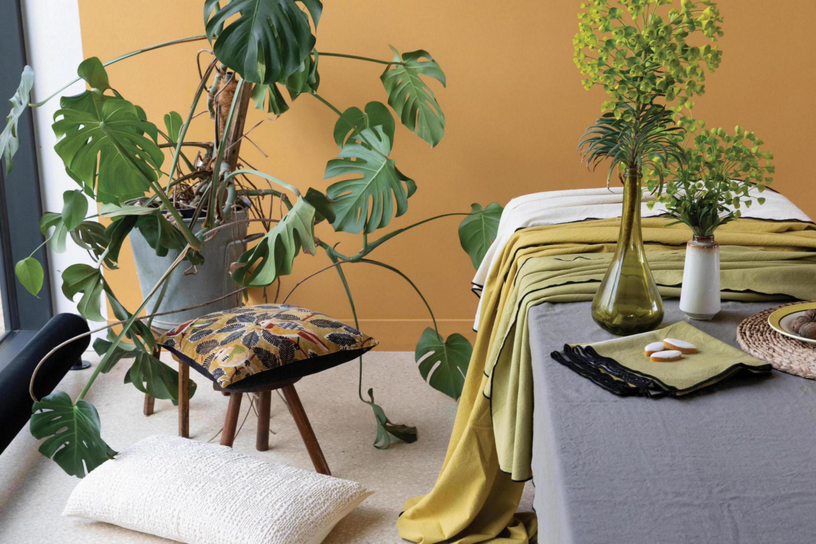 Gerecycleerd tafelkleed Grace Badiane 140 X 140