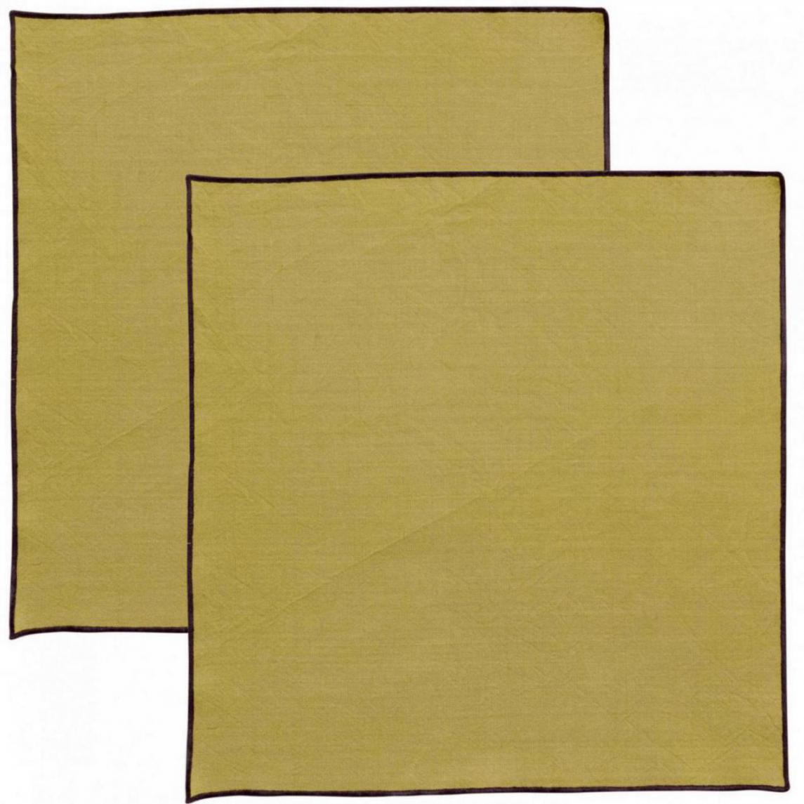 Gerecycleerd servet Grace Kaki 40 X 40
