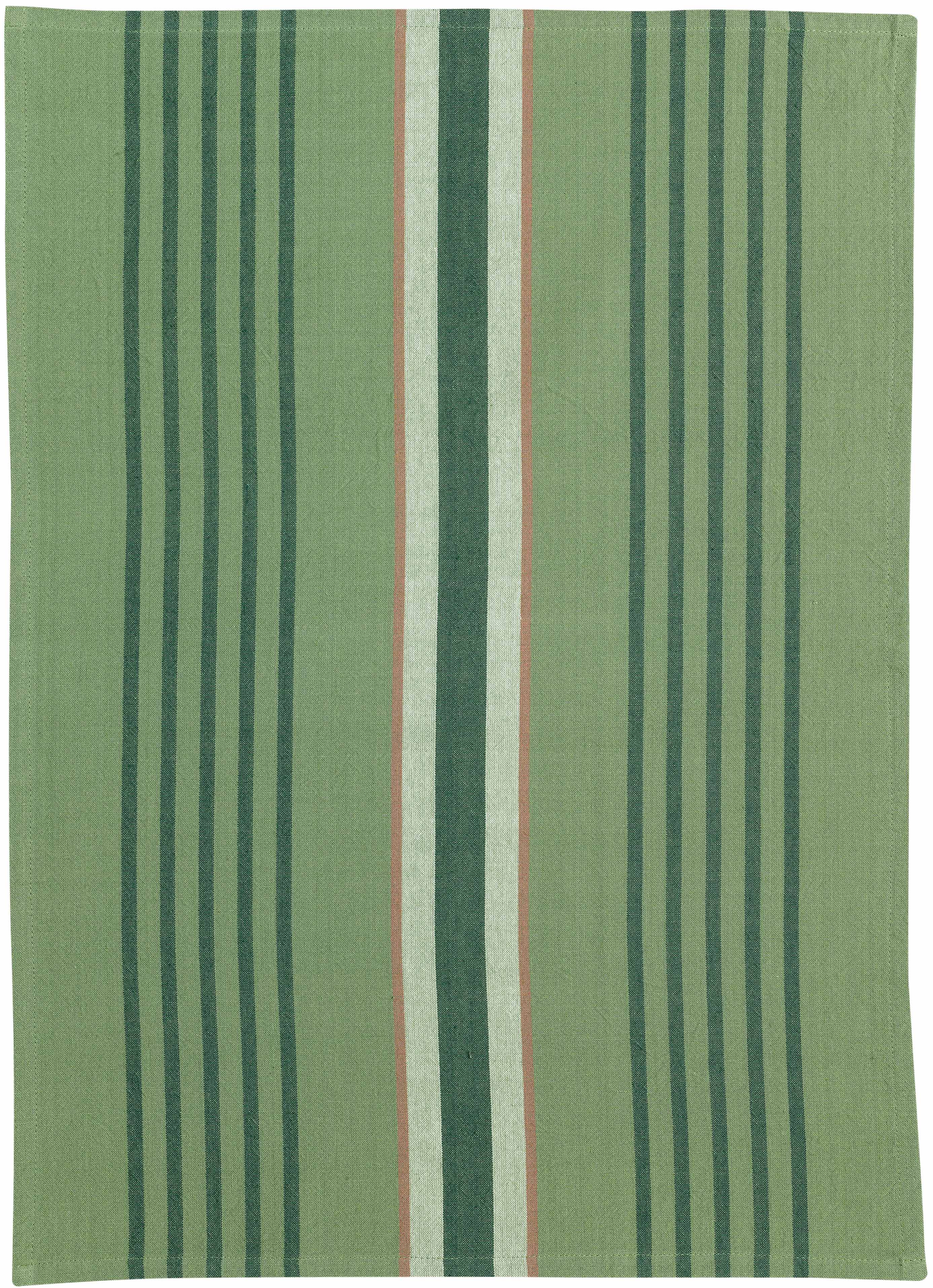 Gerecycleerde theedoek Yuna Green 50 X 70