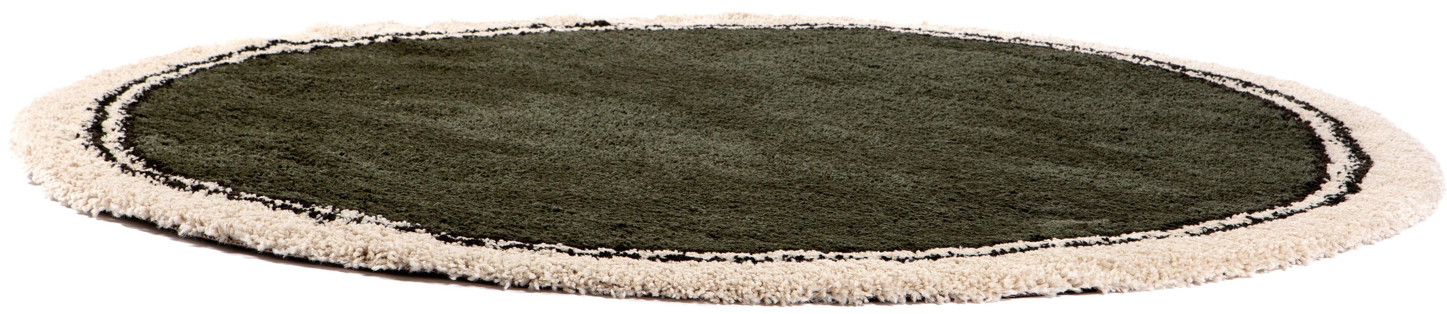 Many tapijt Olive Diâmetro 160