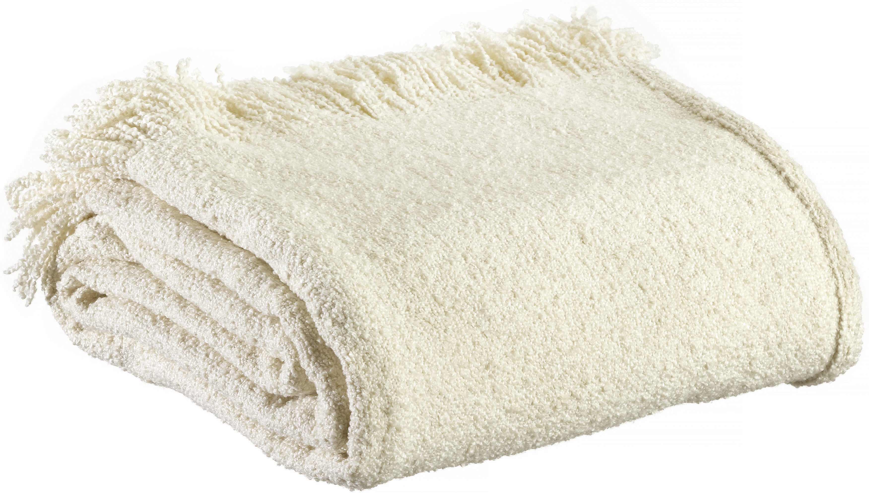 Effen plaid Jane Neige 130 X 160