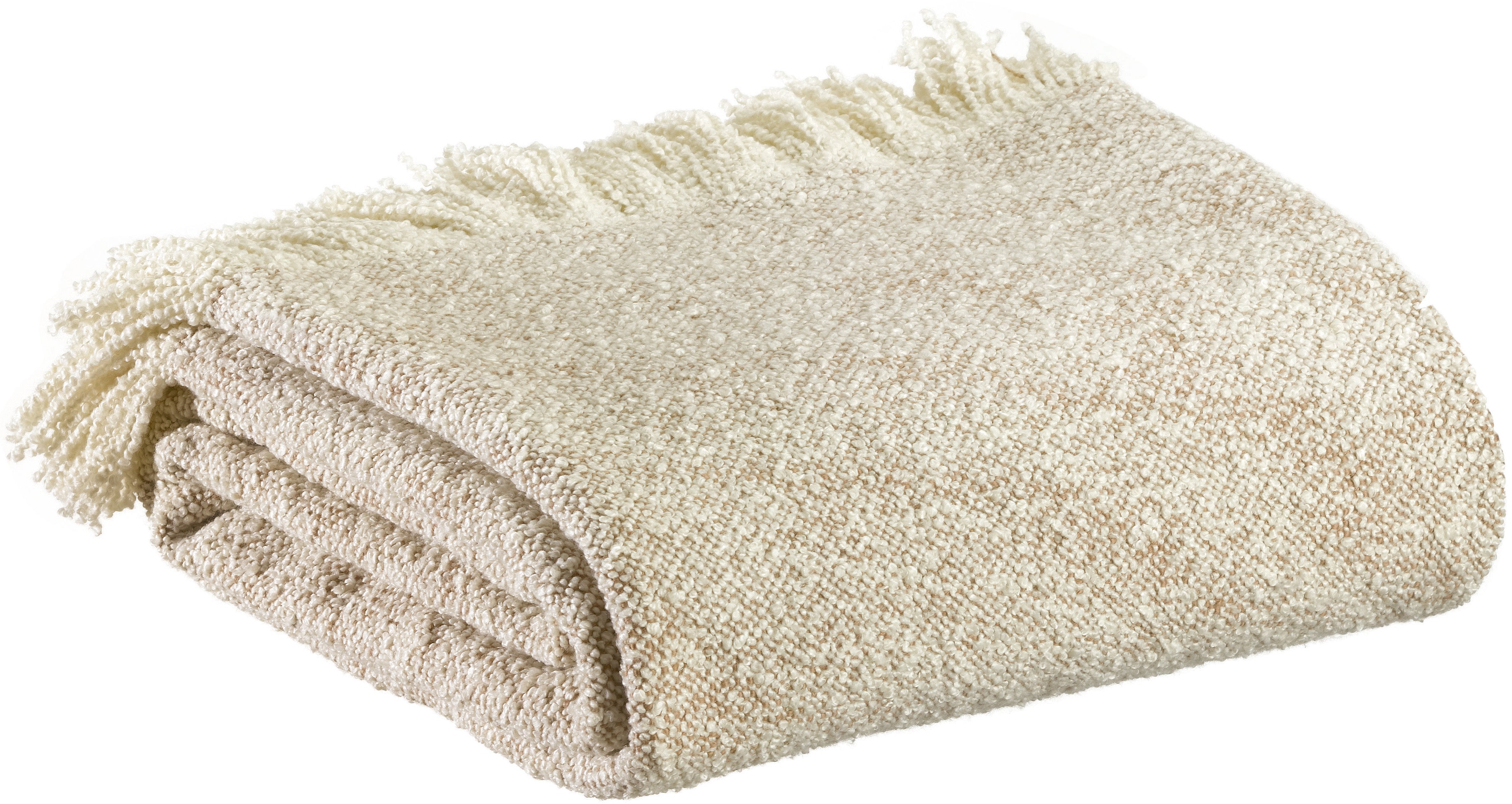 Gemêleerde plaid Jane Cacao 130 X 160