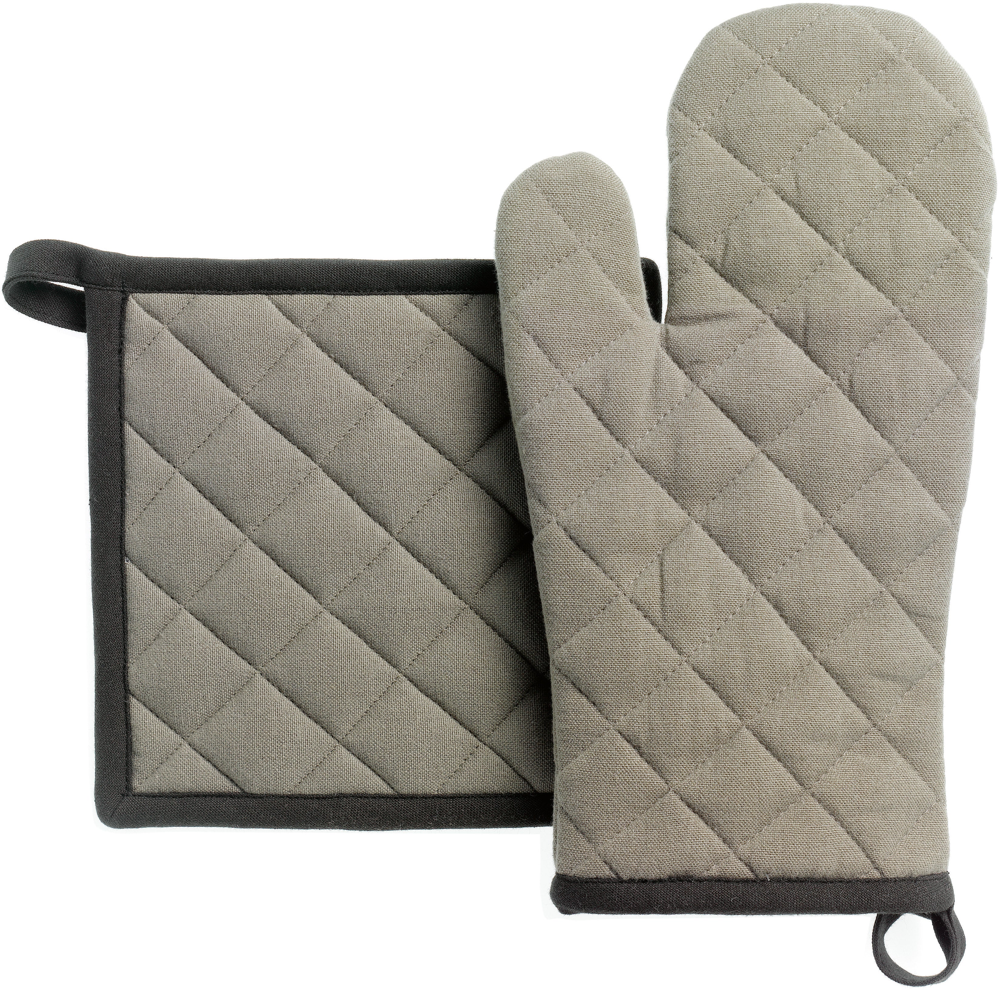 Set van gerecycleerde ovenwant/pannenlap Grace Ombre 15 X 32