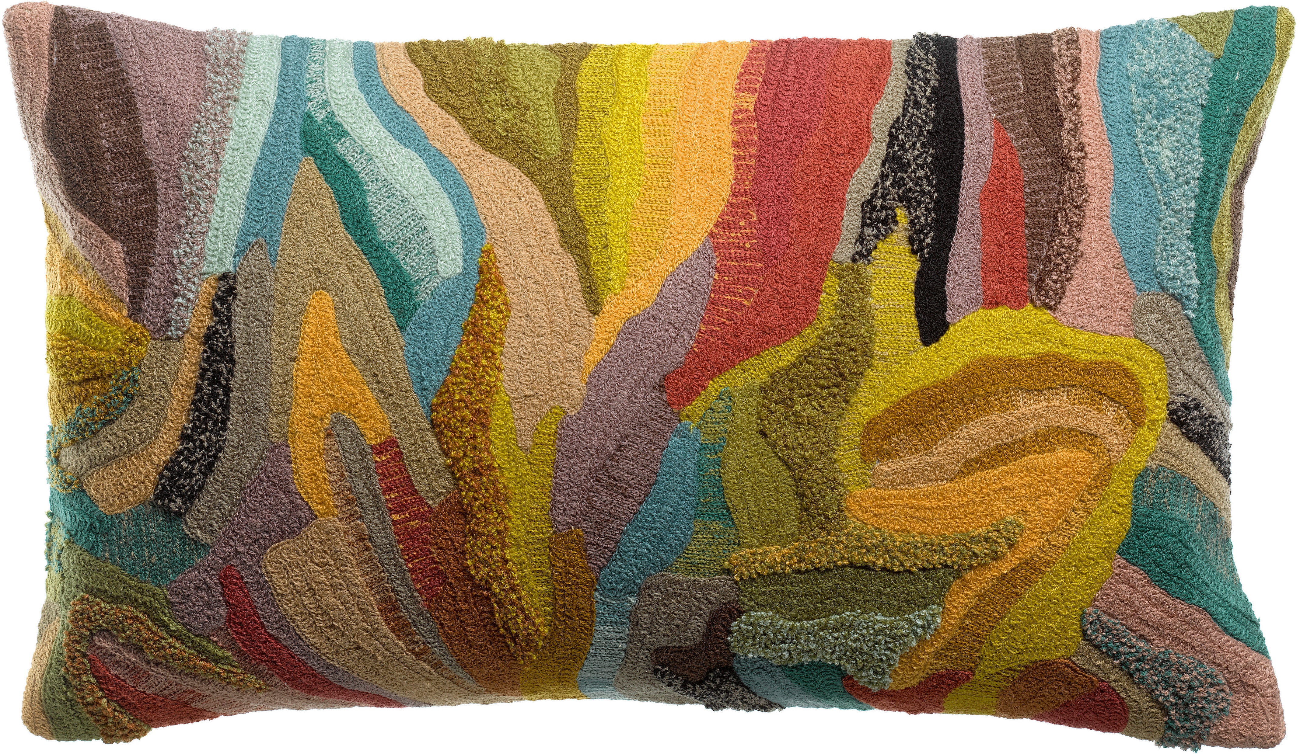 Geborduurd kussen Betty Minéral 30 X 50