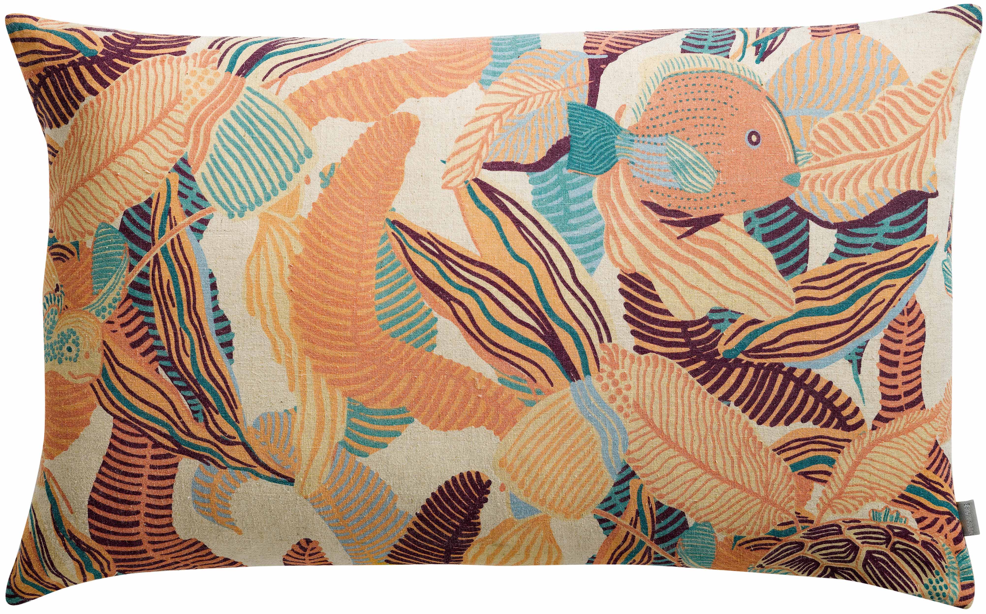 Dori bedrukte kussen Papaye 40 X 65