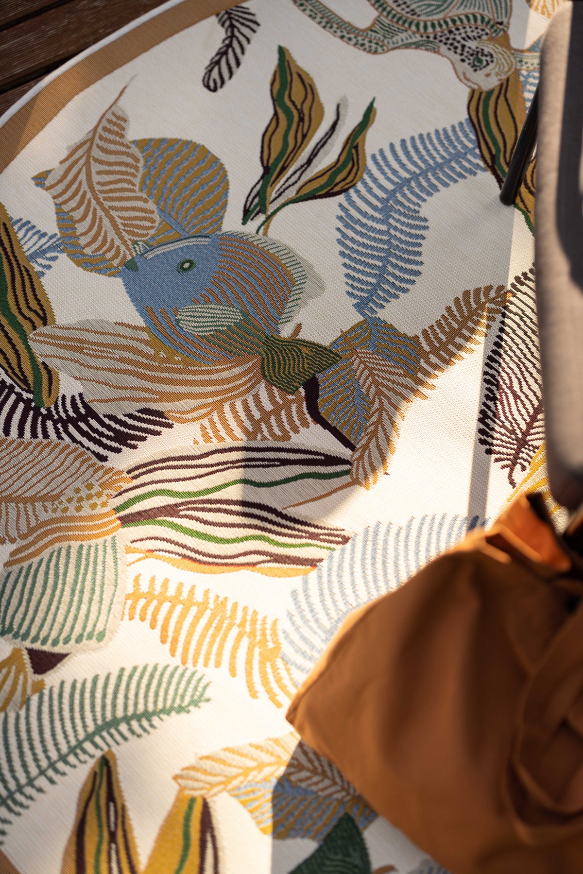 Dori bedrukte plaid Papaye 135 X 200