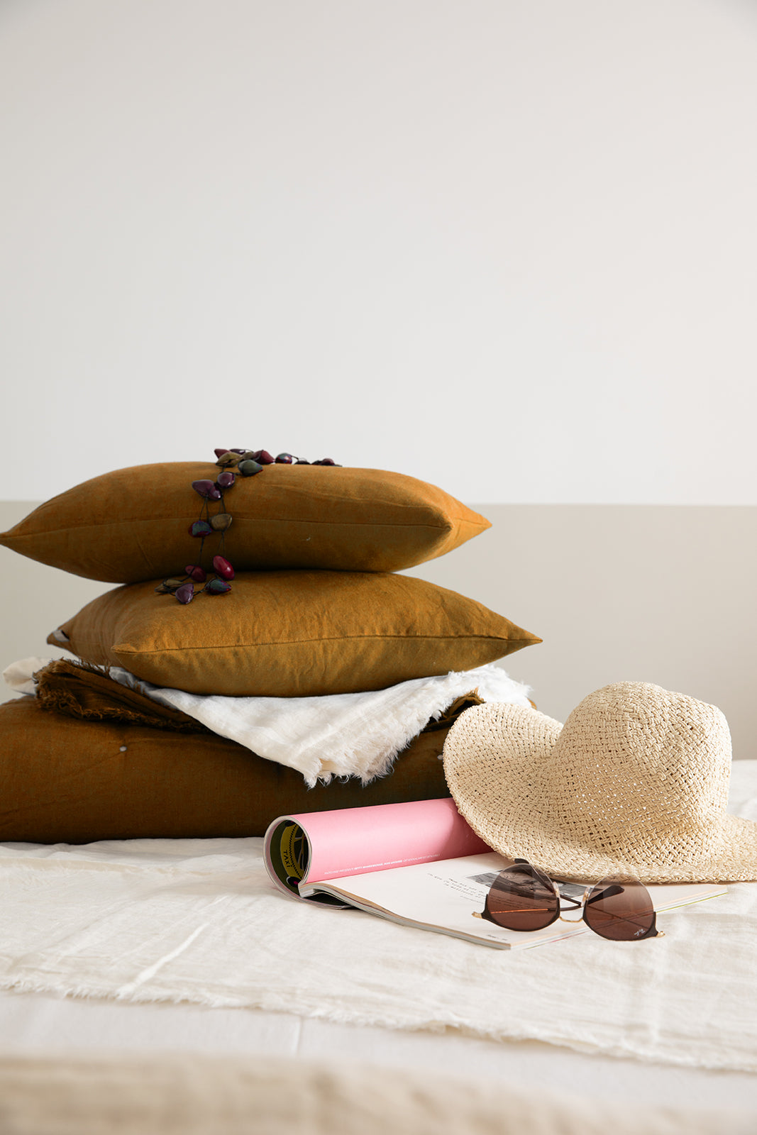 Effen kussen Zeff Bronze 30 X 50