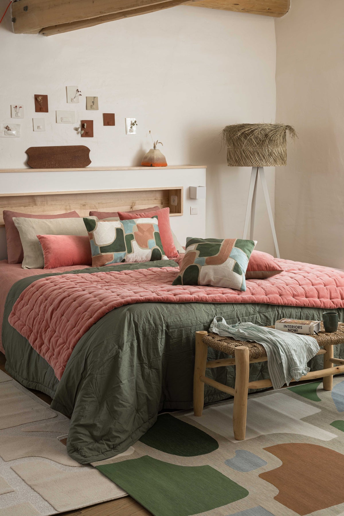 Effen bedloper Elise Pêche 90 X 240