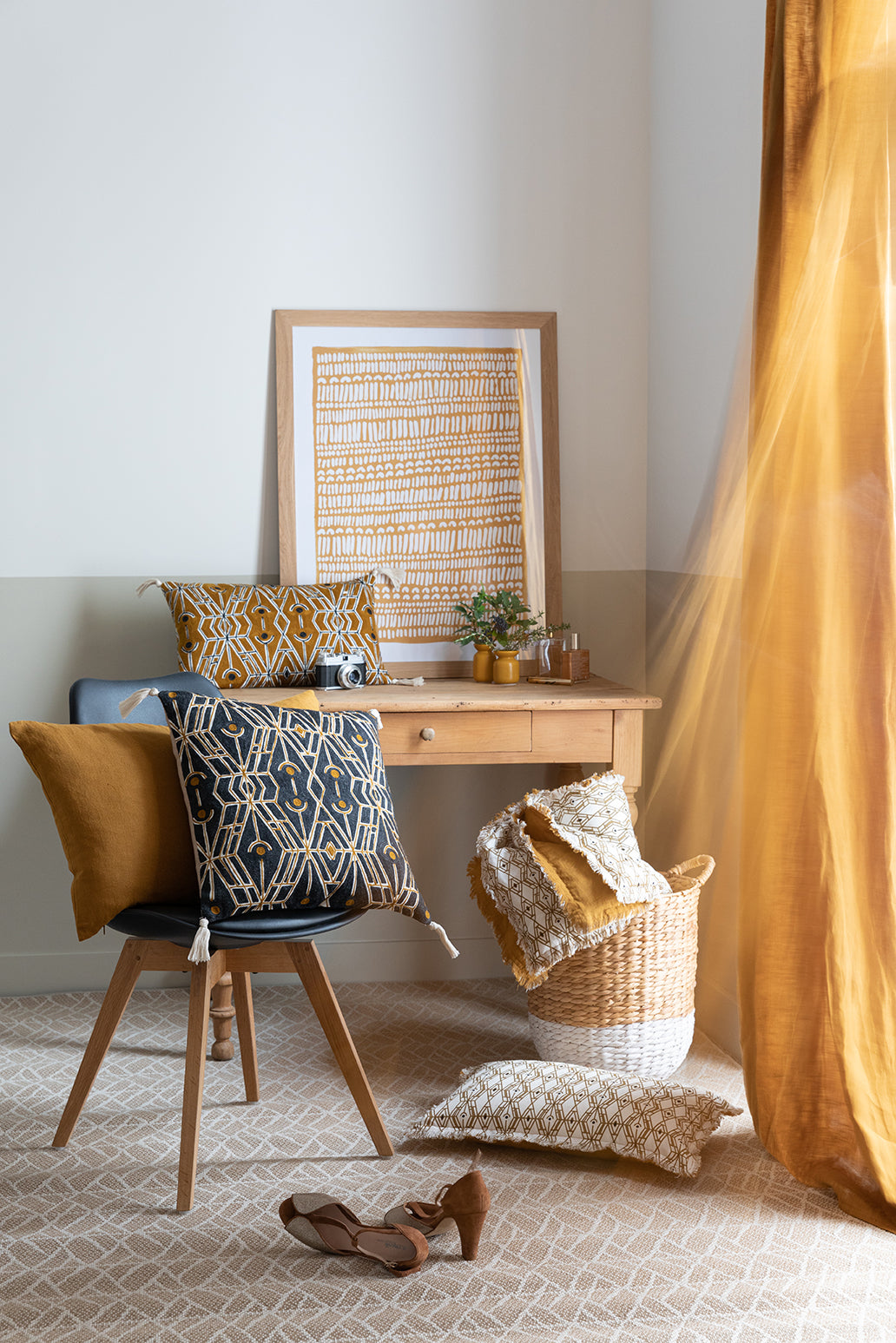 Coussin Tess Bronze 30 x 50