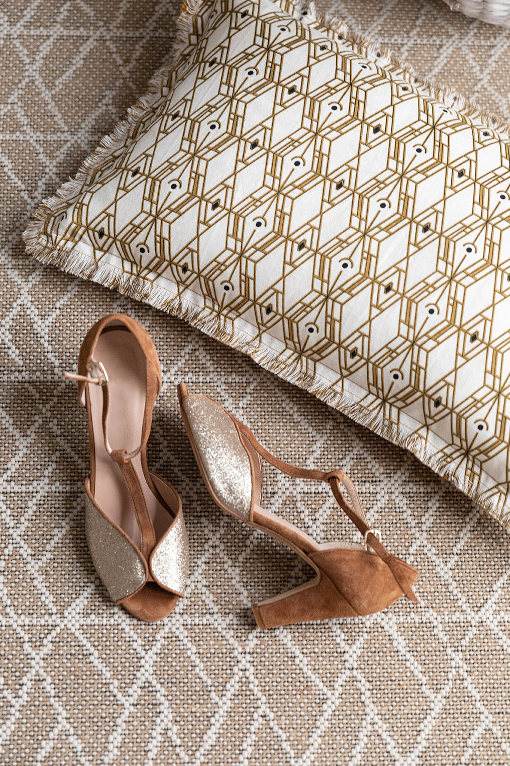 Coussin Tess Bronze 30 x 50