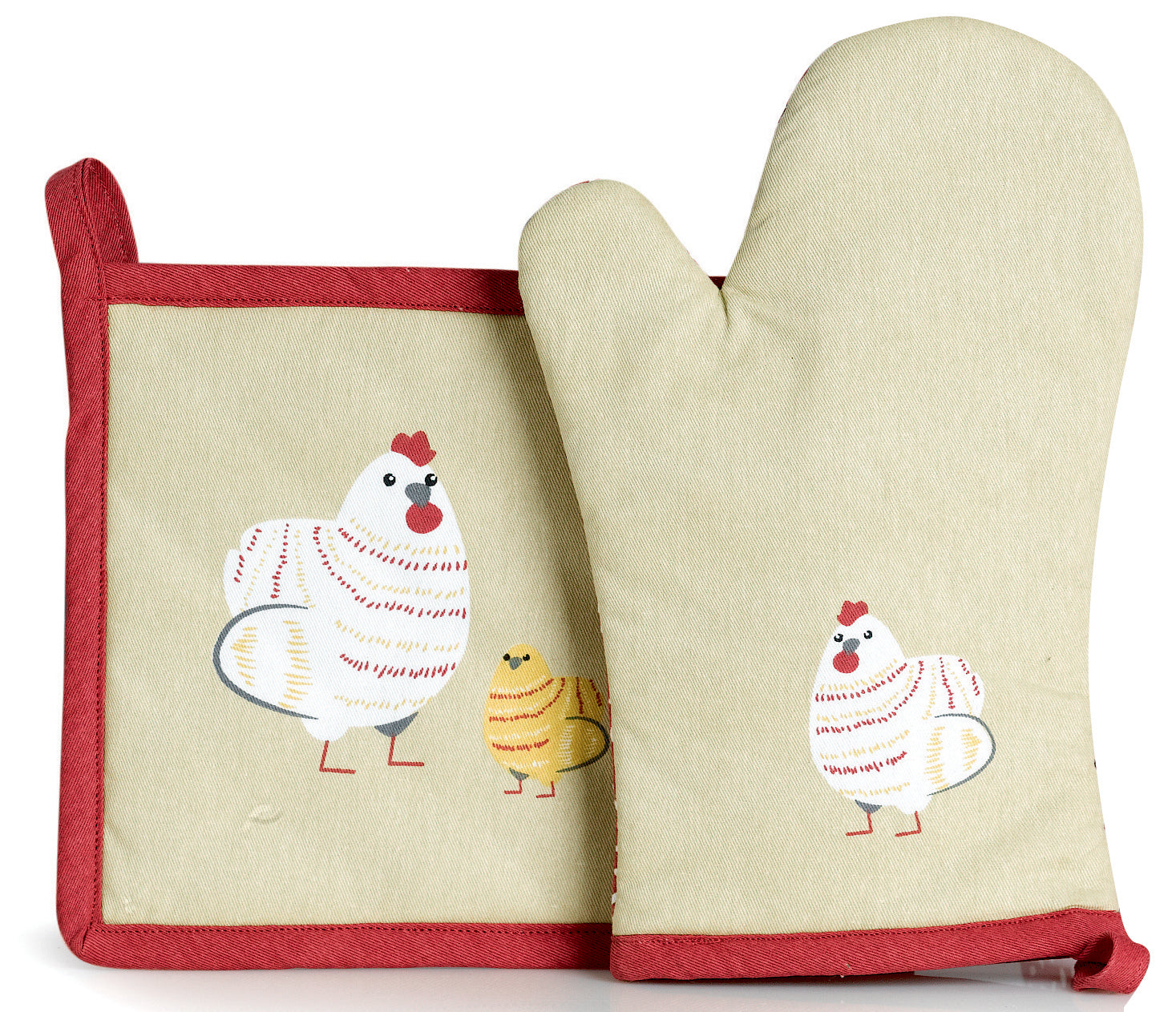 Ovenwant en pannenlap Fadèle Ficelle 18 X 28