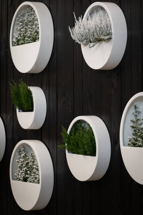 Wally (hanging) XS, Glossy white