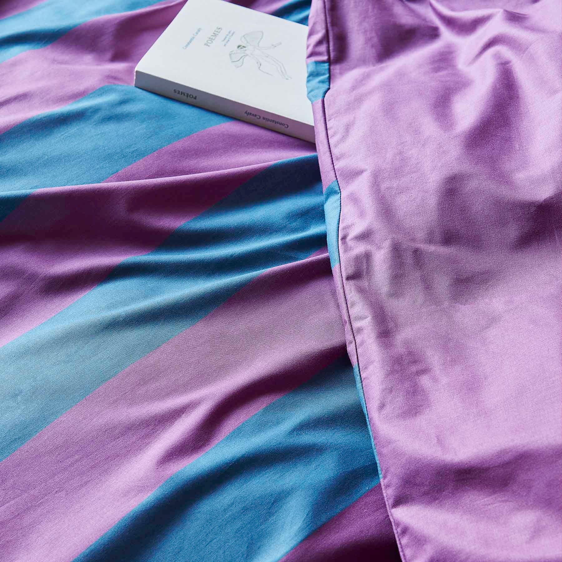 Dekbedovertrek Malo Purple rain/Orage 200 X 140
