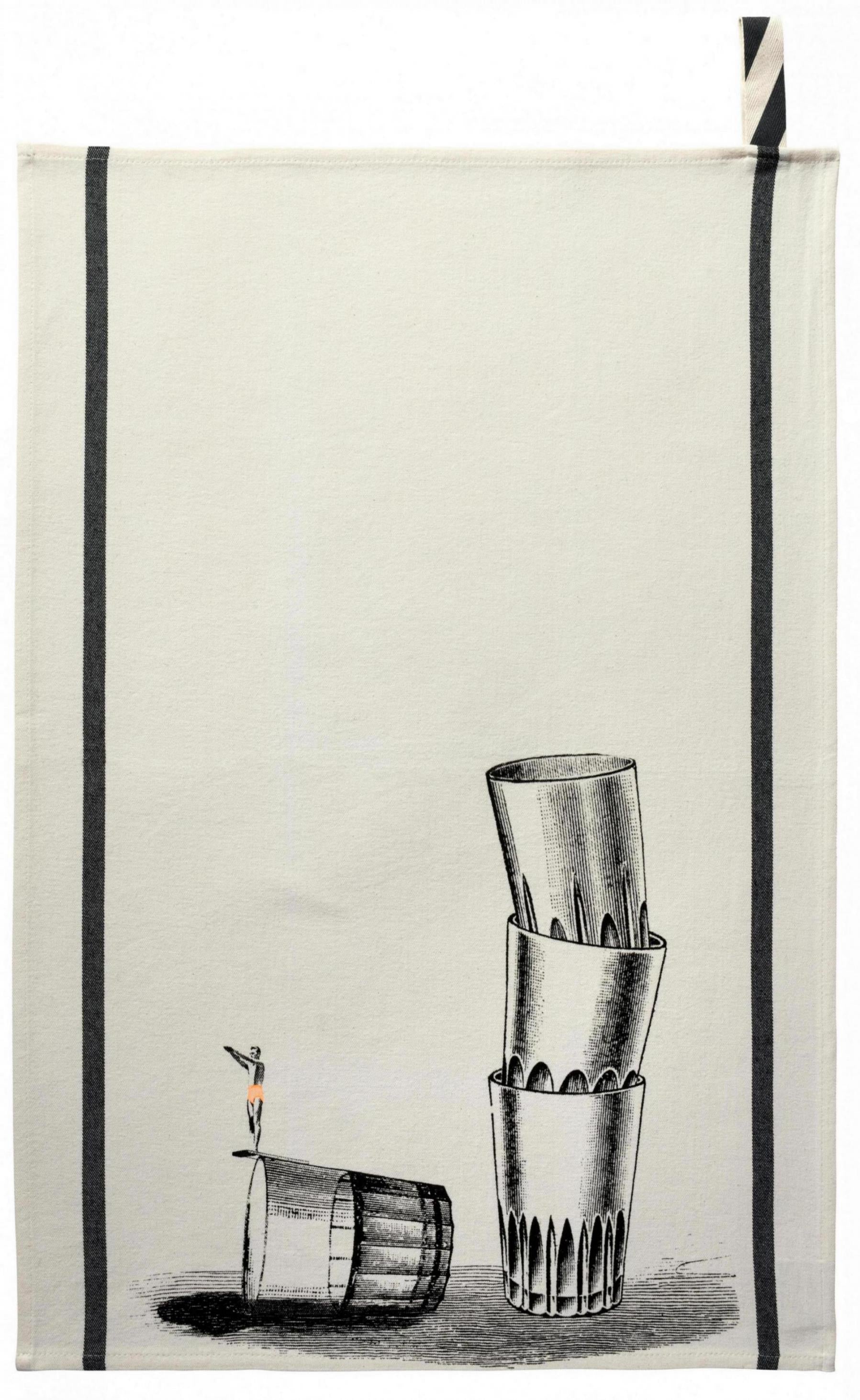 Theedoek Victor Écru 70 X 50