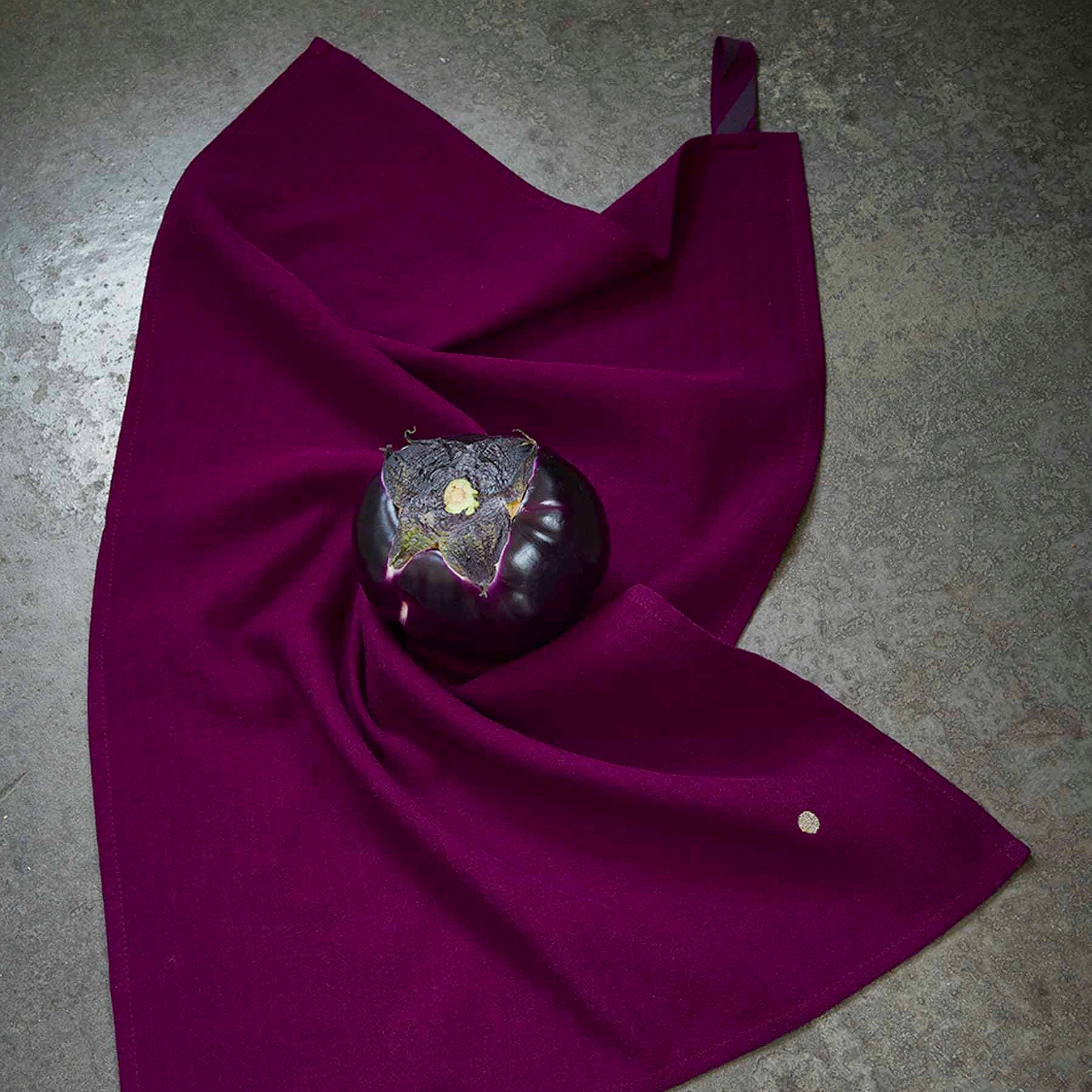 Theedoek Marcel Purple rain 80 X 50