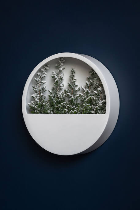 Wally (hanging) XS, Glossy white