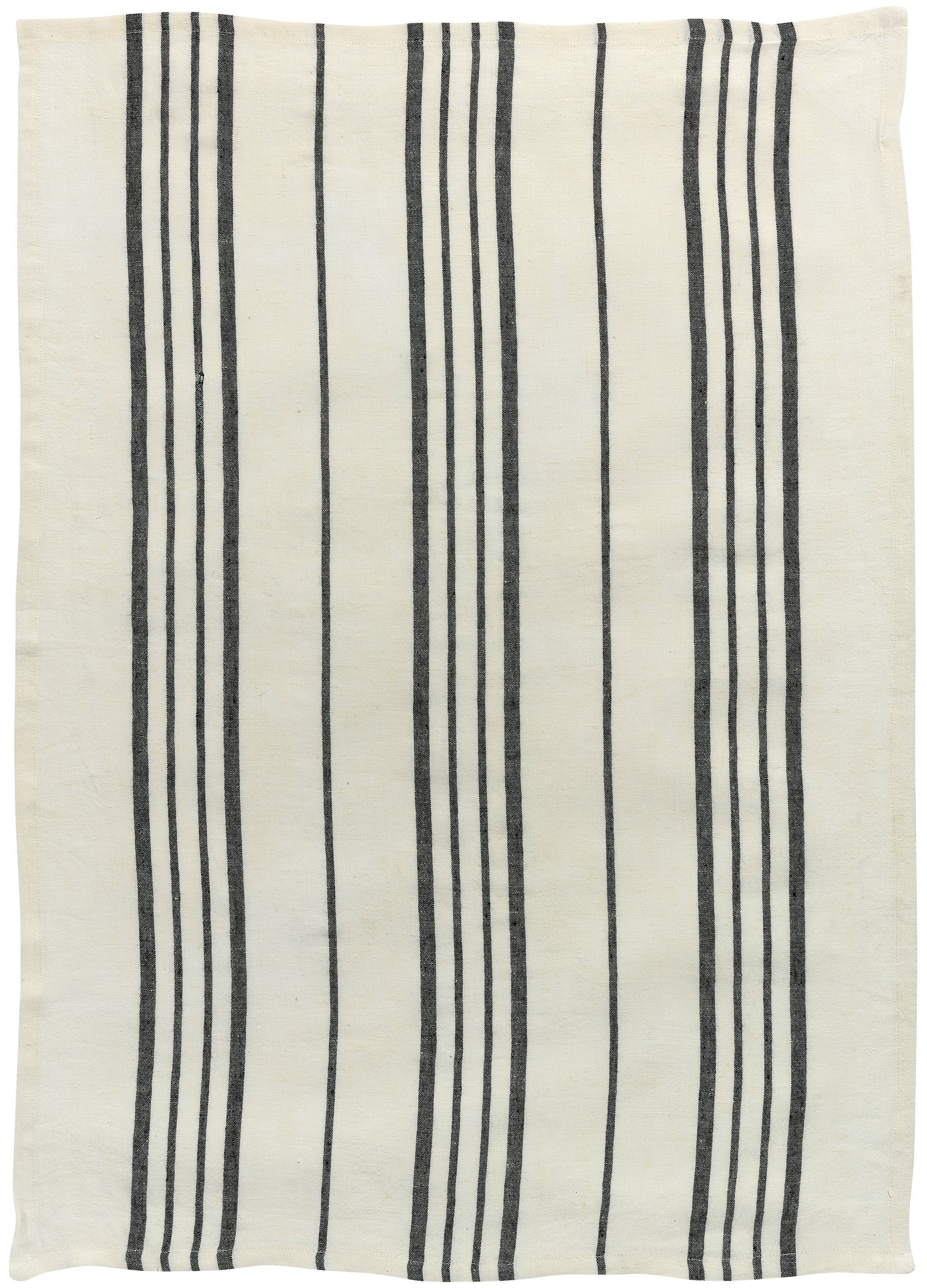 Karma theedoek Écru/Noir 55 X 75