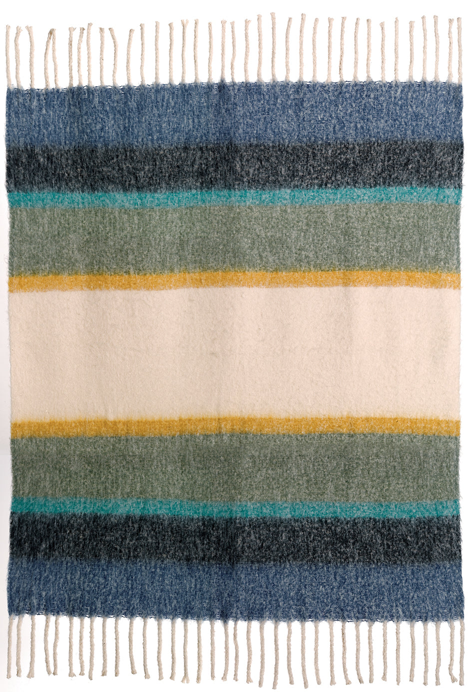 Gerecycleerd plaid Isabel Mousse 130 X 160