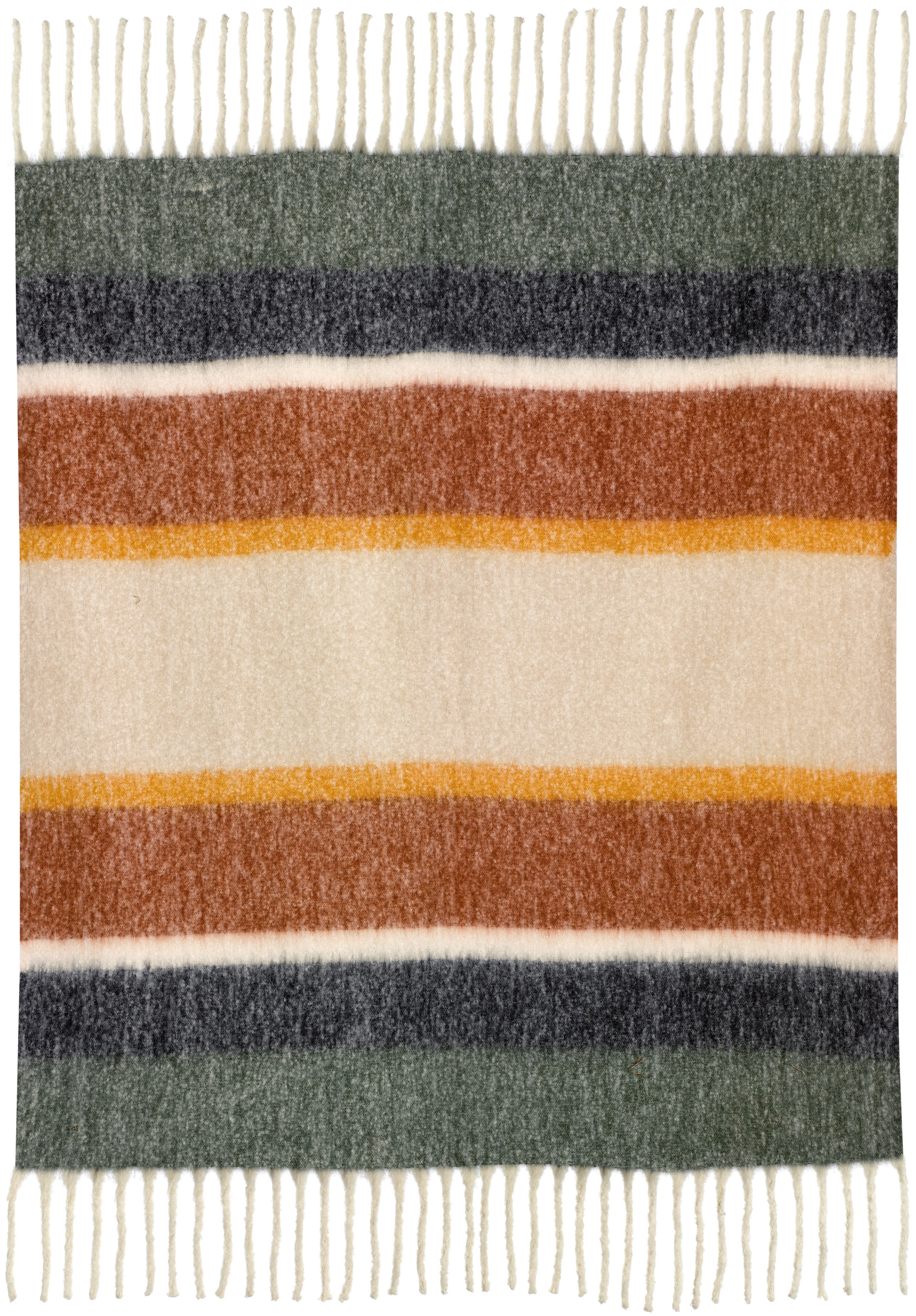 Gerecycleerd plaid Isabel Rouille 130 X 160