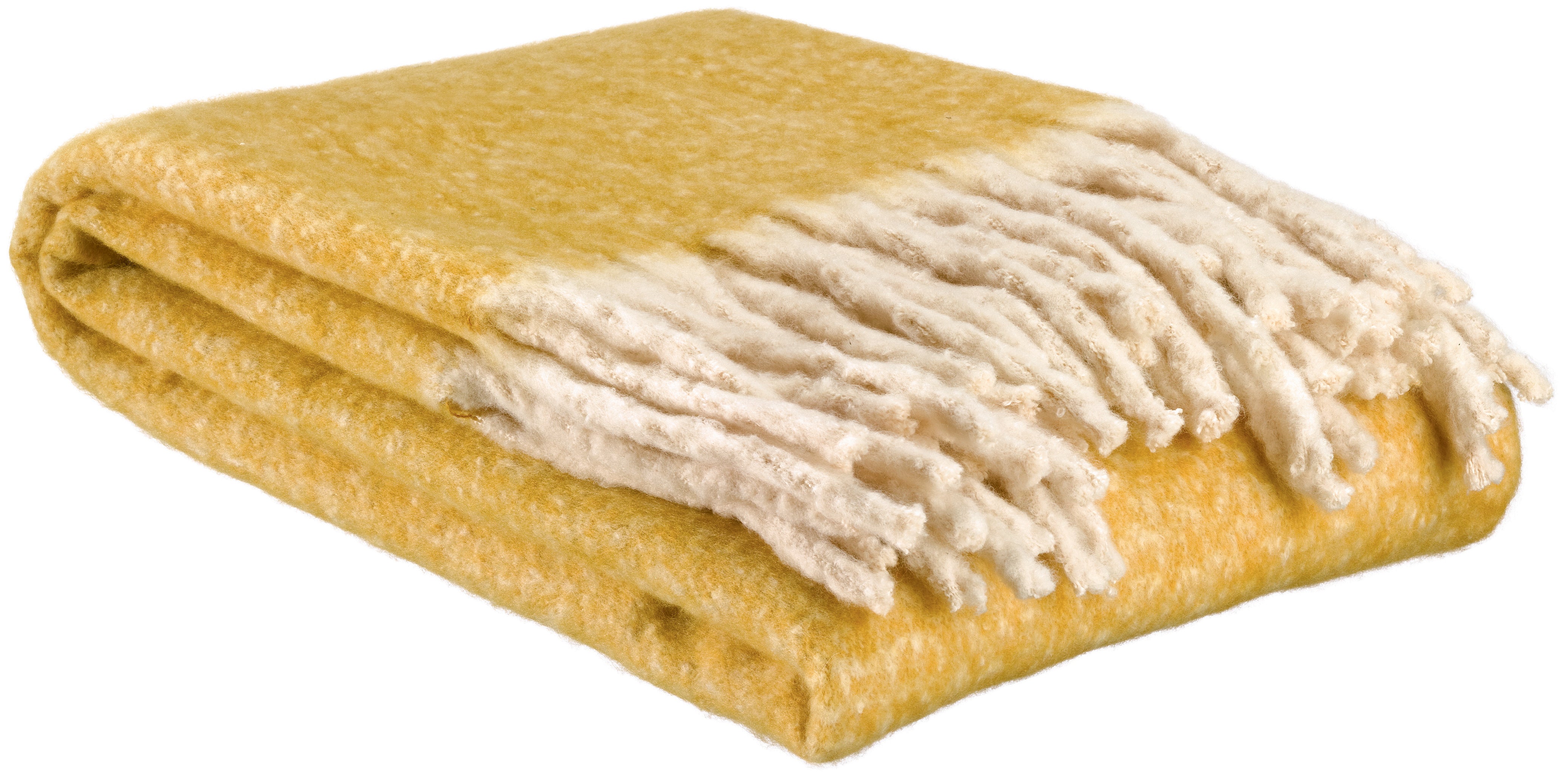 Effen gerecycleerd plaid Isabel Mirabelle 130 X 160