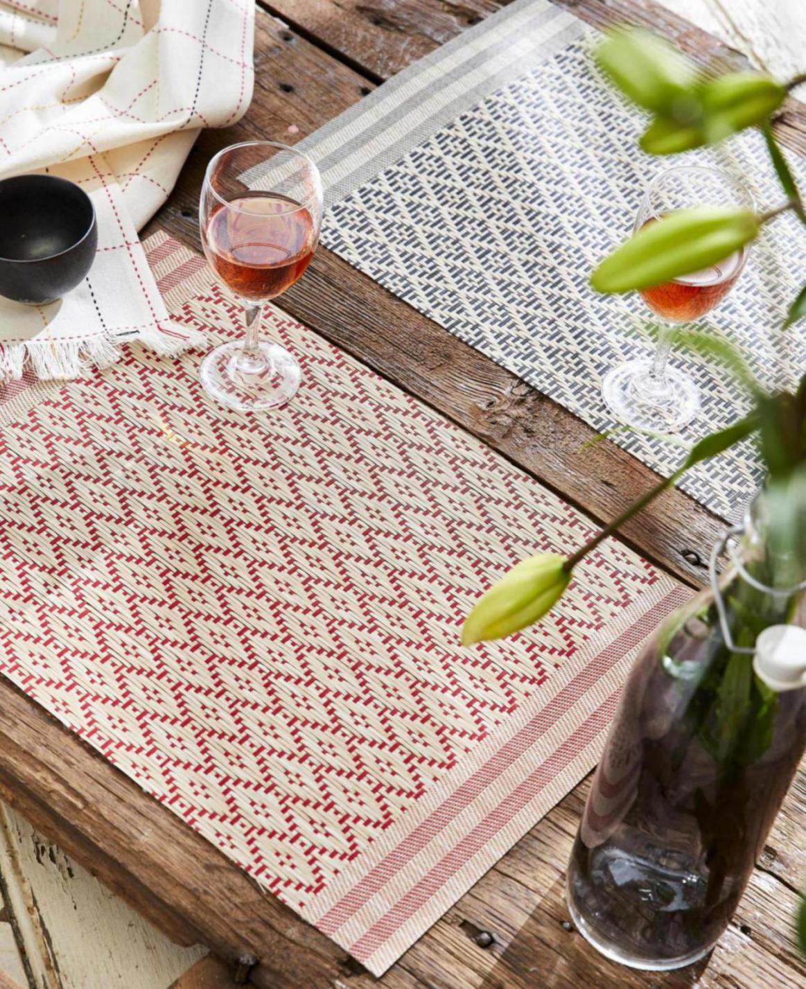 Kadra placemat set Naturel/Noir 33 X 45