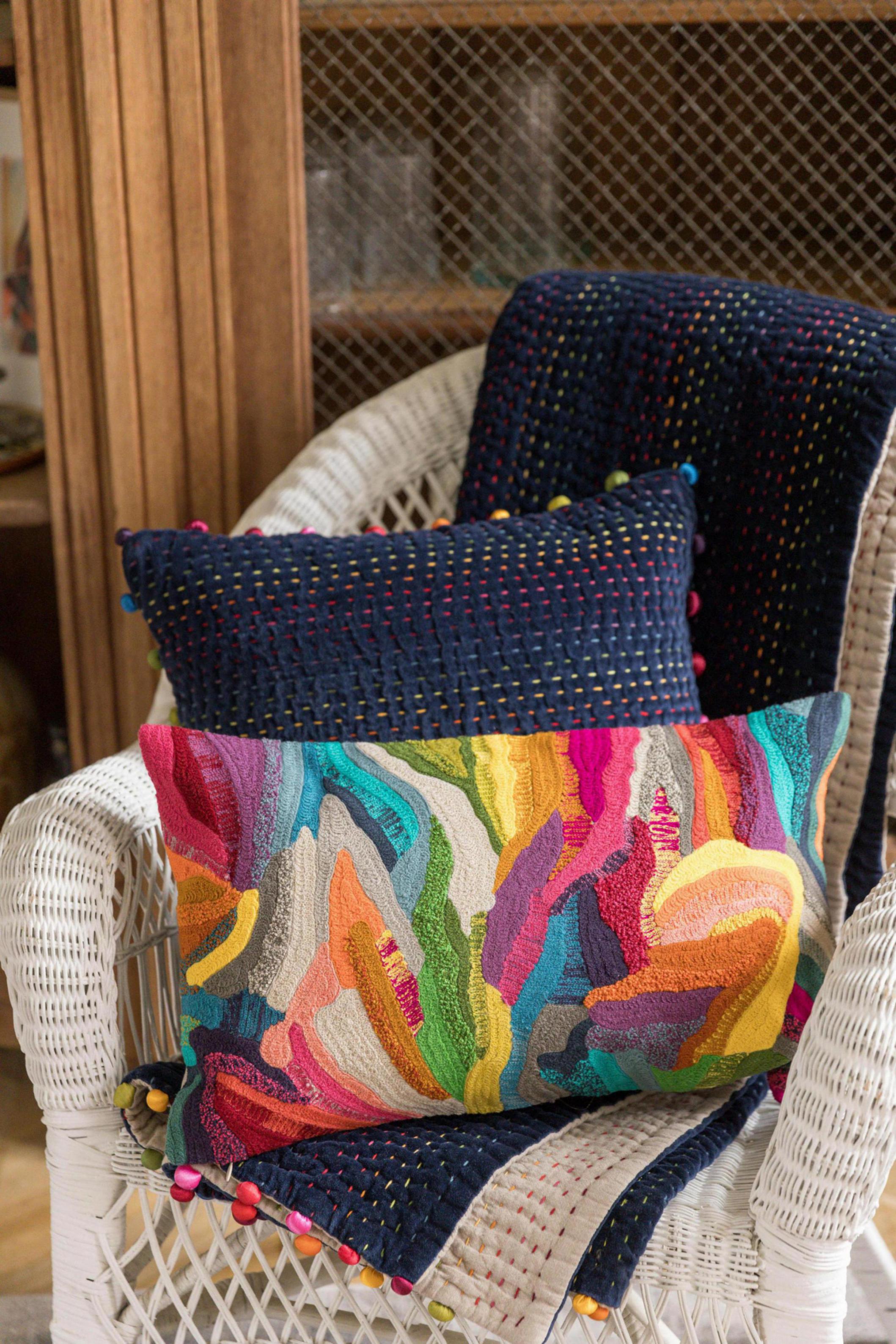 Gastounet kussen Cobalt 45 X 45
